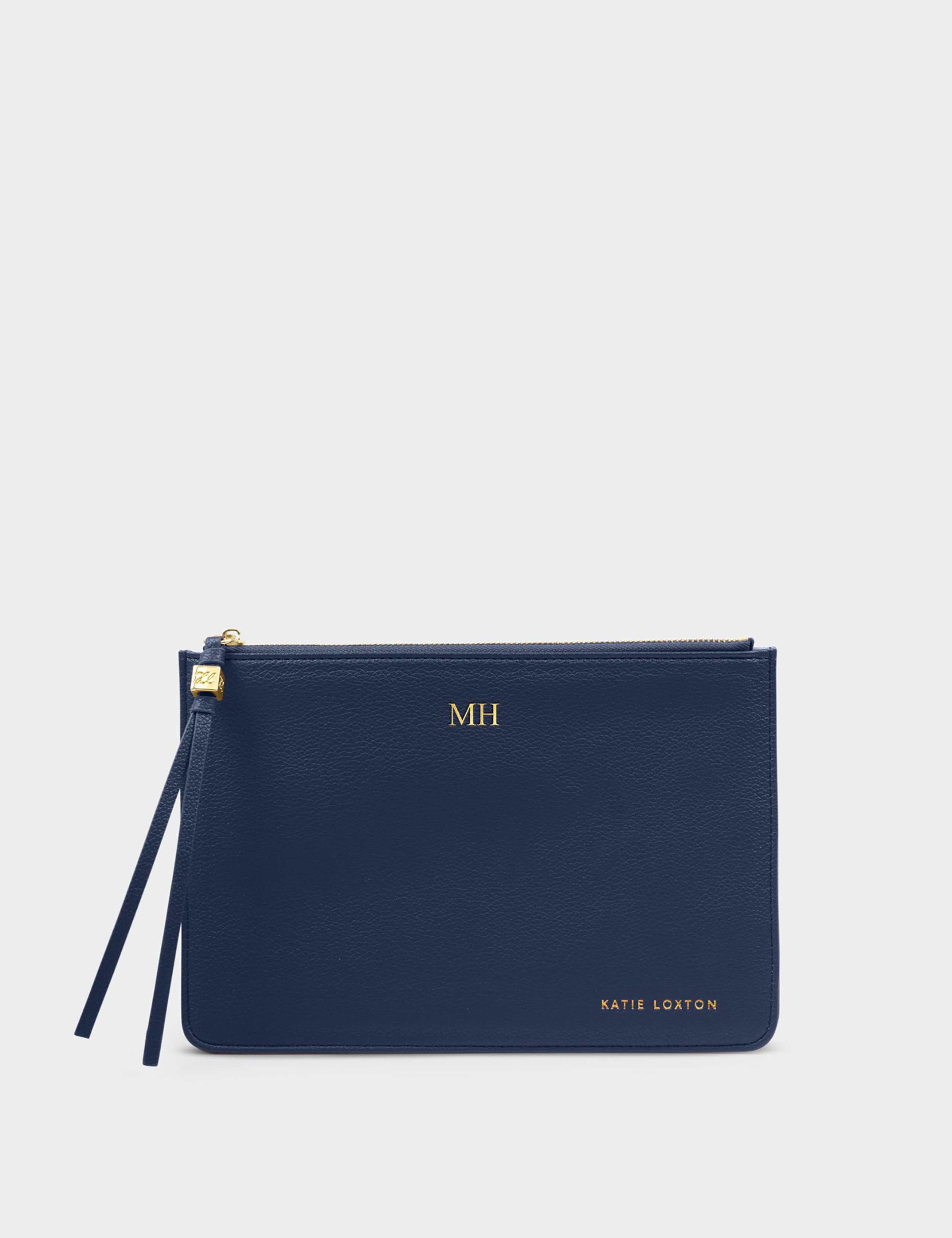 Personalised Faux Leather Tassel Charm Purse