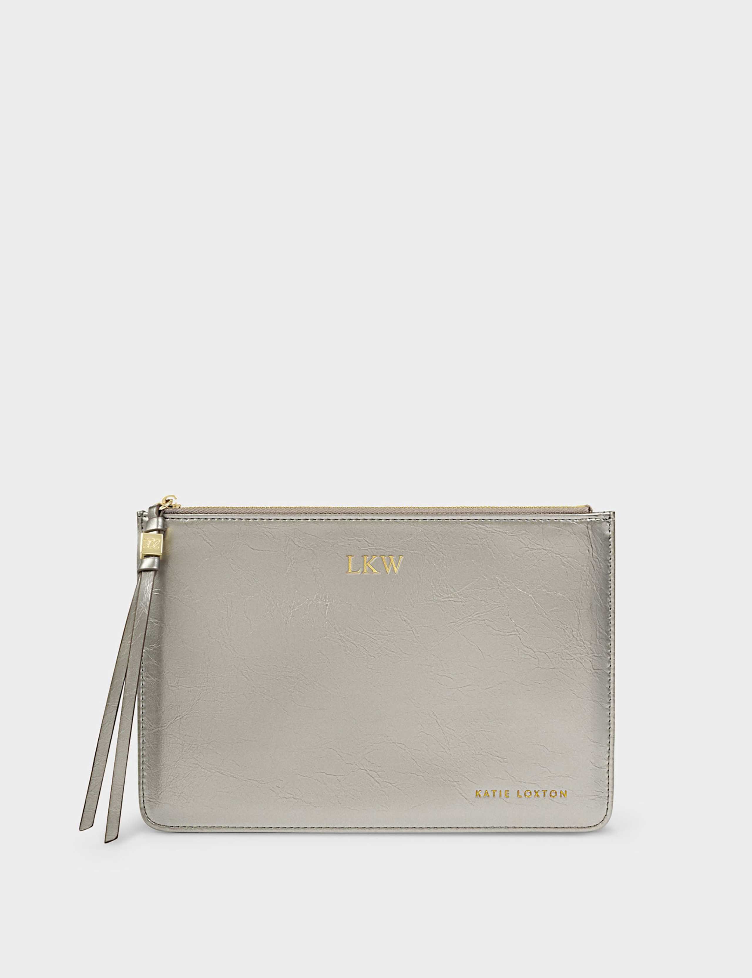 Personalised Faux Leather Tassel Charm Purse
