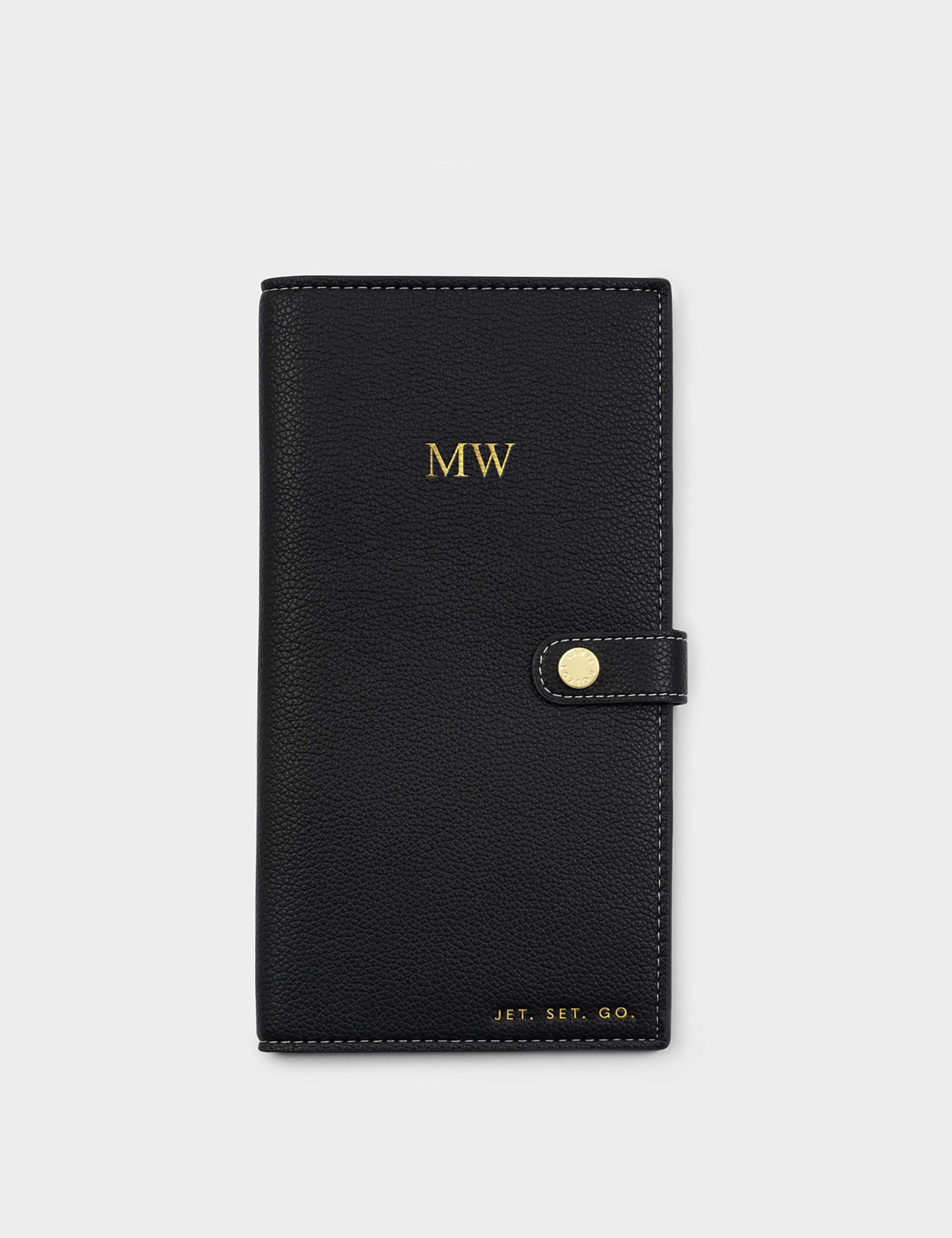 Personalised Faux Leather Travel Wallet