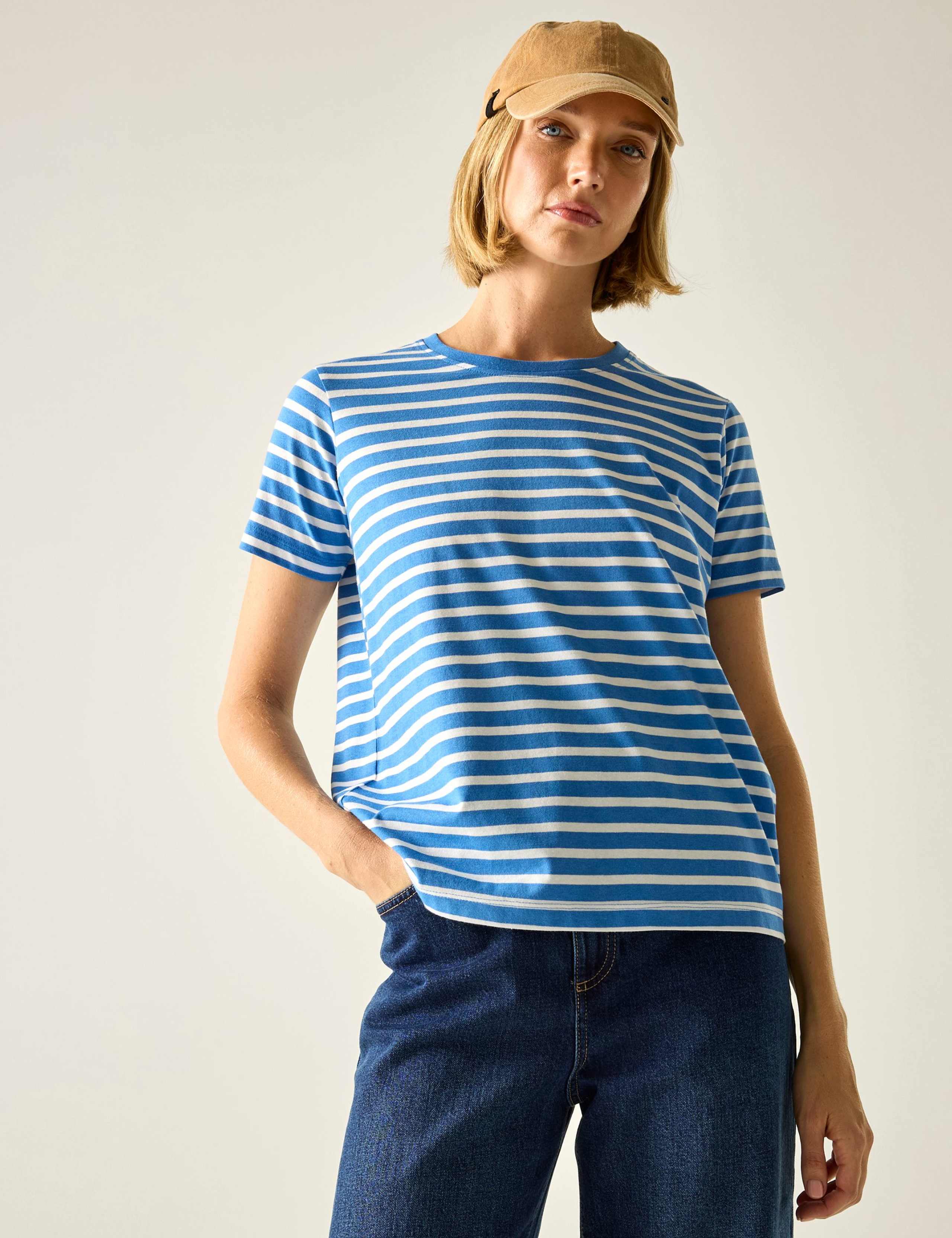 Bayletta Cotton Rich Striped T-Shirt