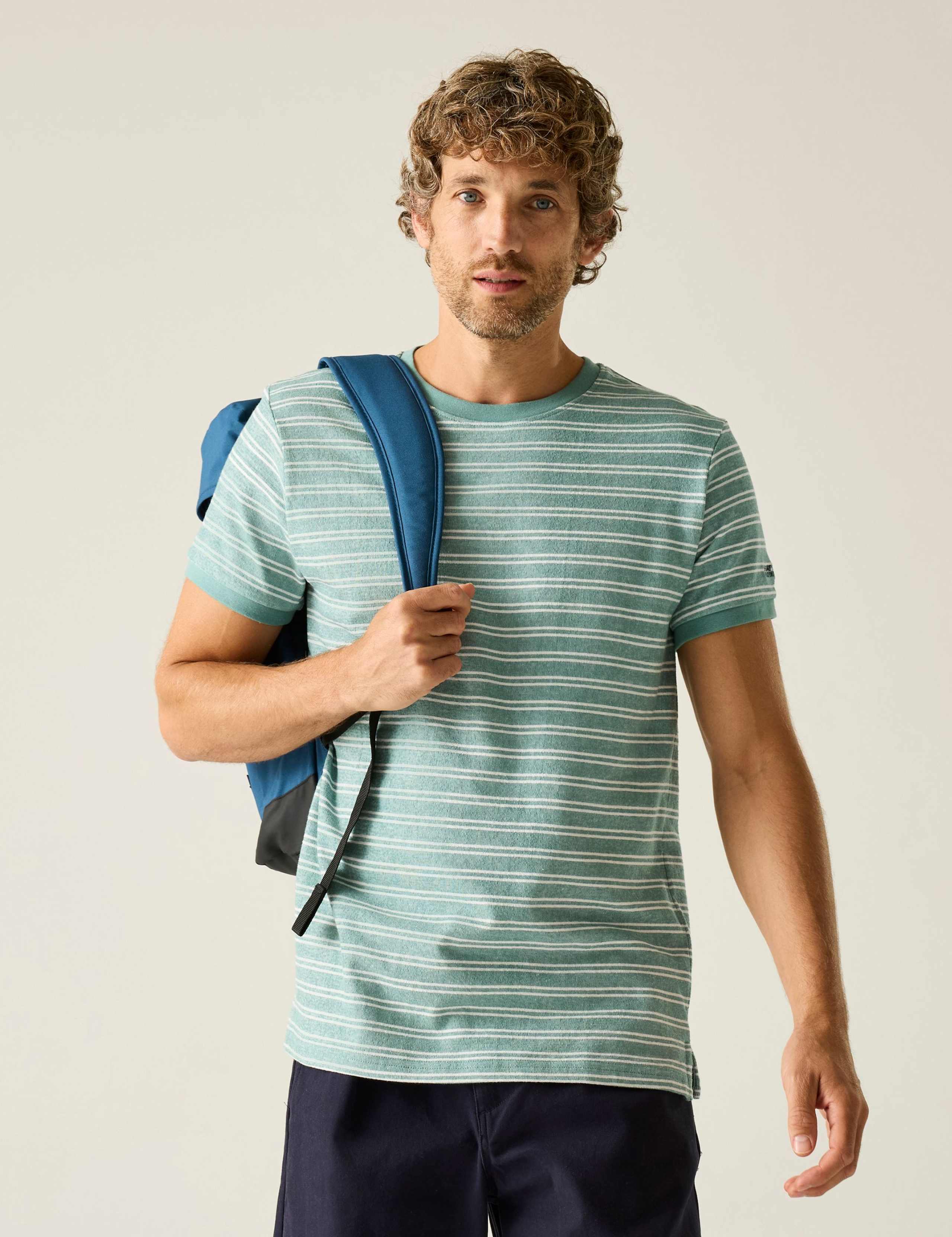 Benlin Pure Cotton Striped T-Shirt