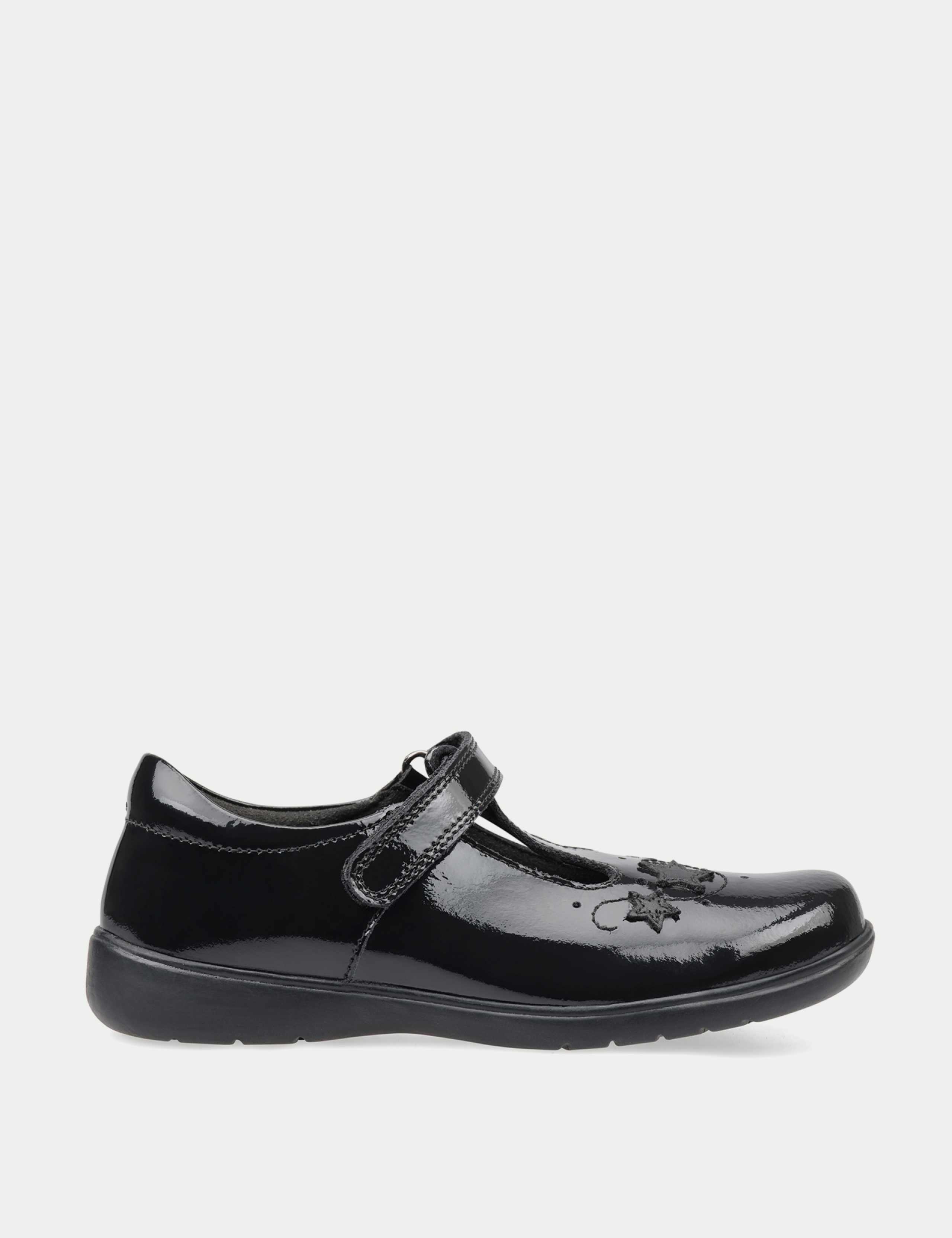 Kids' Leather T Bar Schoolwear Shoes (9 Small - 2 Large)