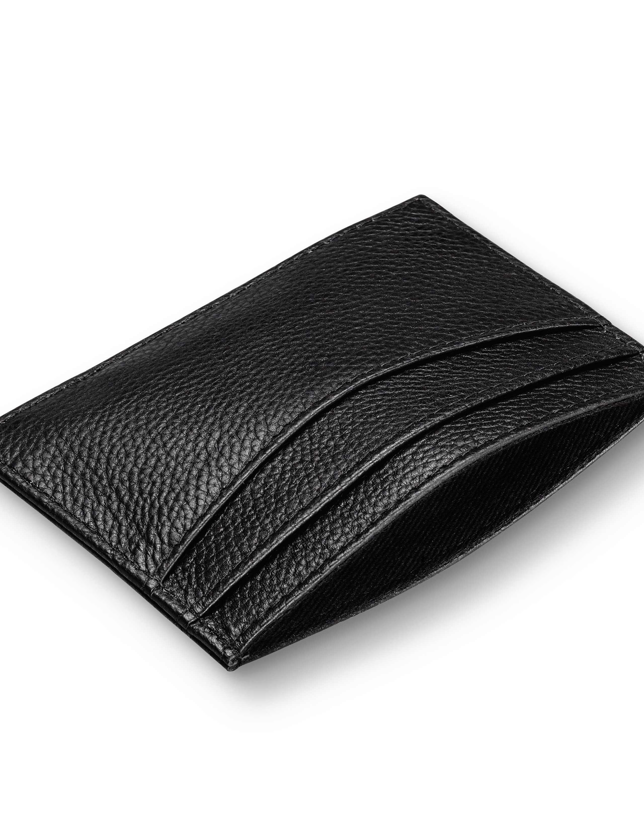 Grain Leather Card Holder