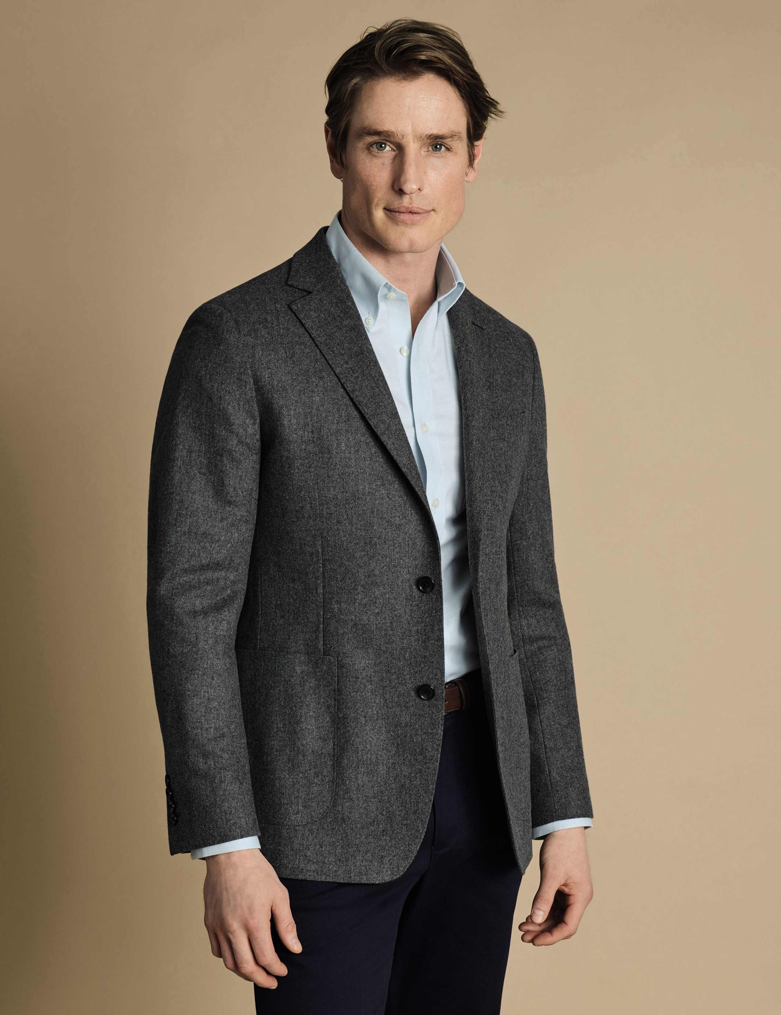 Regular Fit Pure Wool Blazer