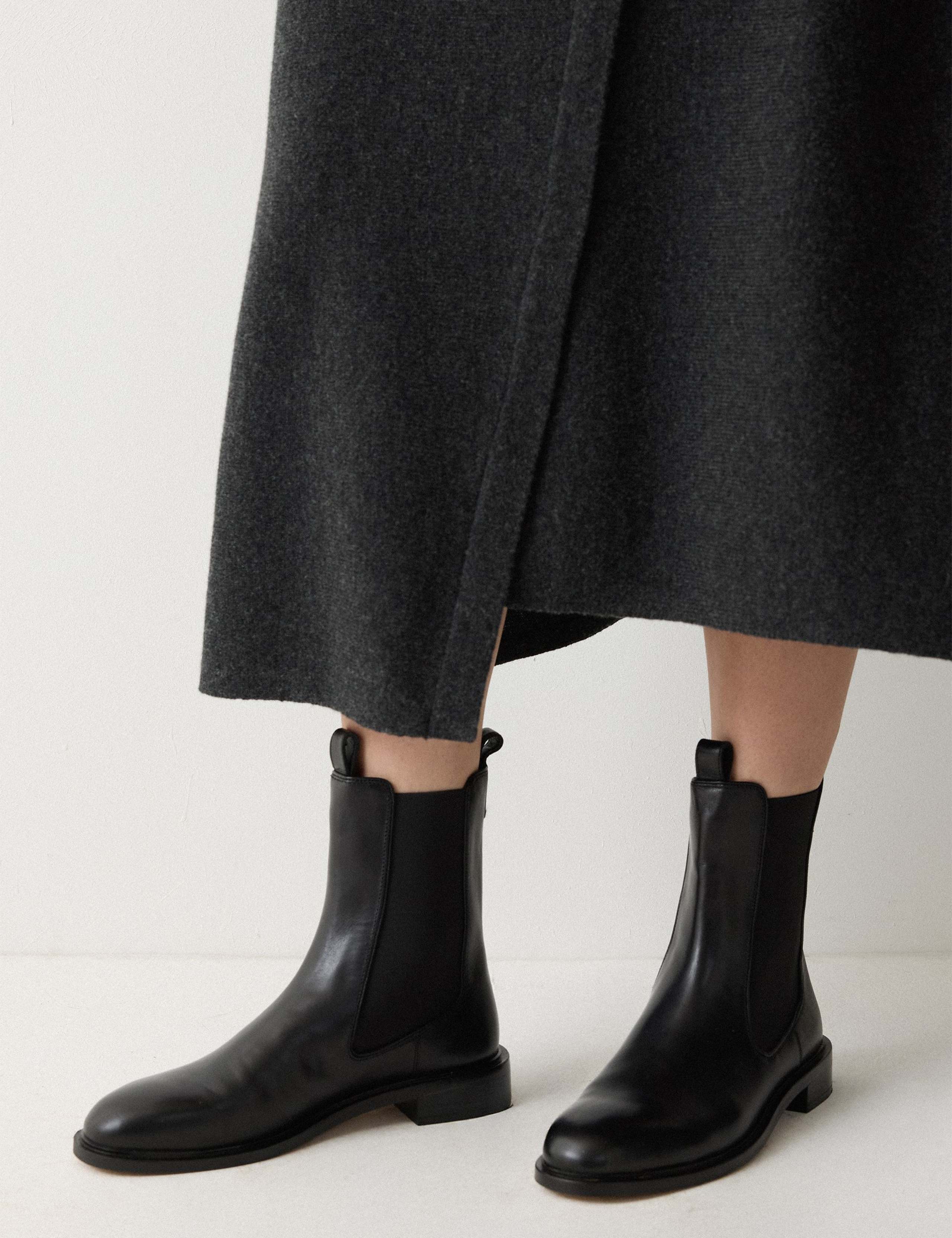 Leather Chelsea Ankle Boots