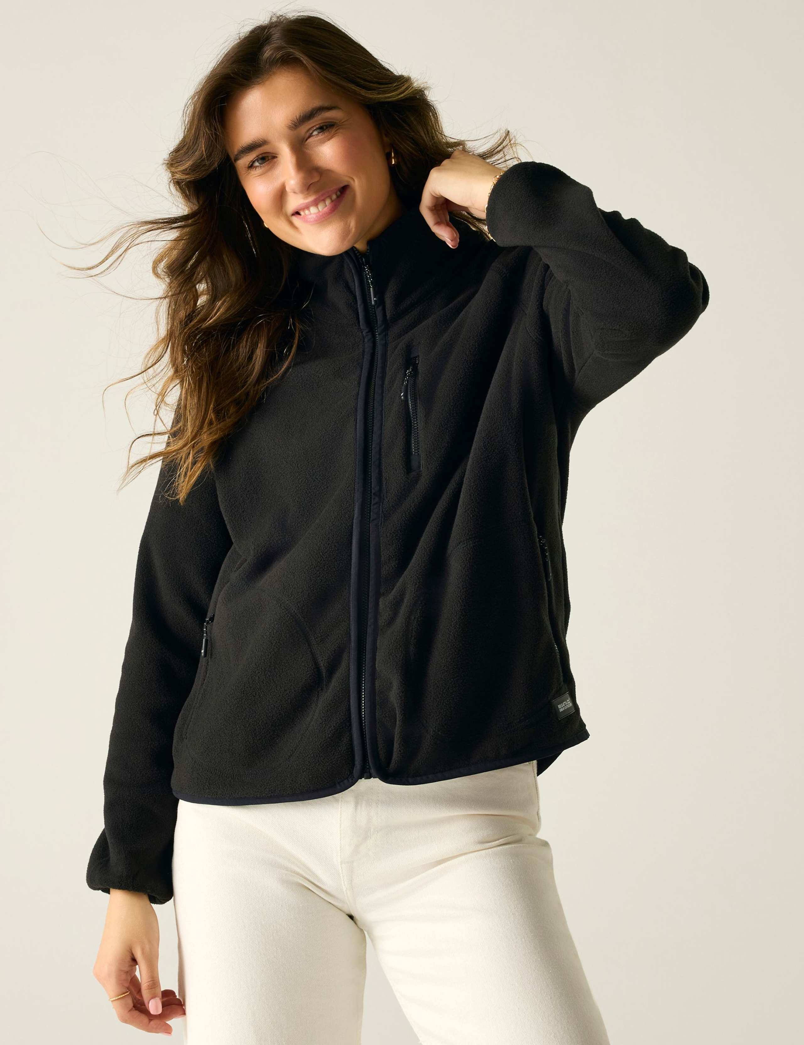 Frankie Funnel Neck Fleece Jacket