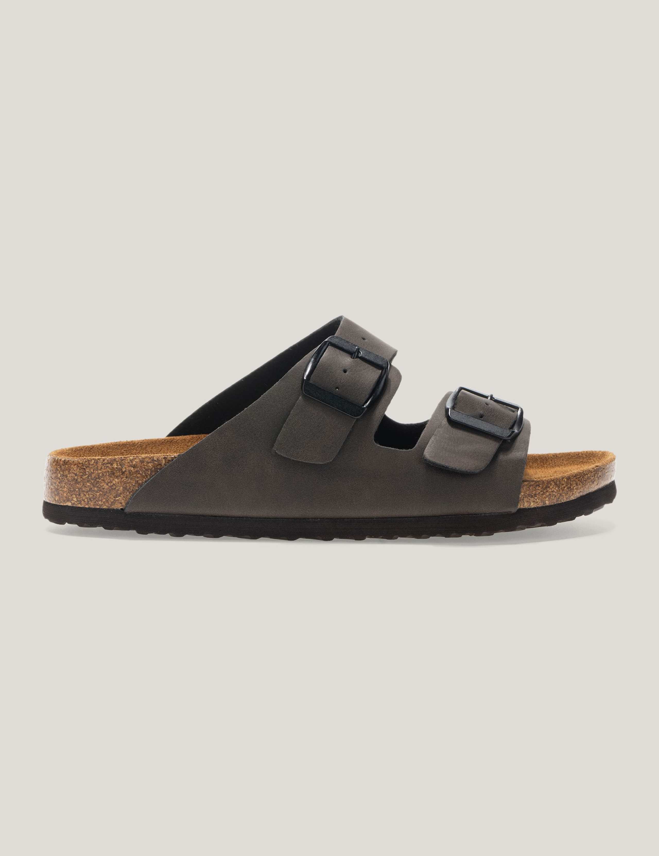 Mia Double Buckle Footbed Sandals