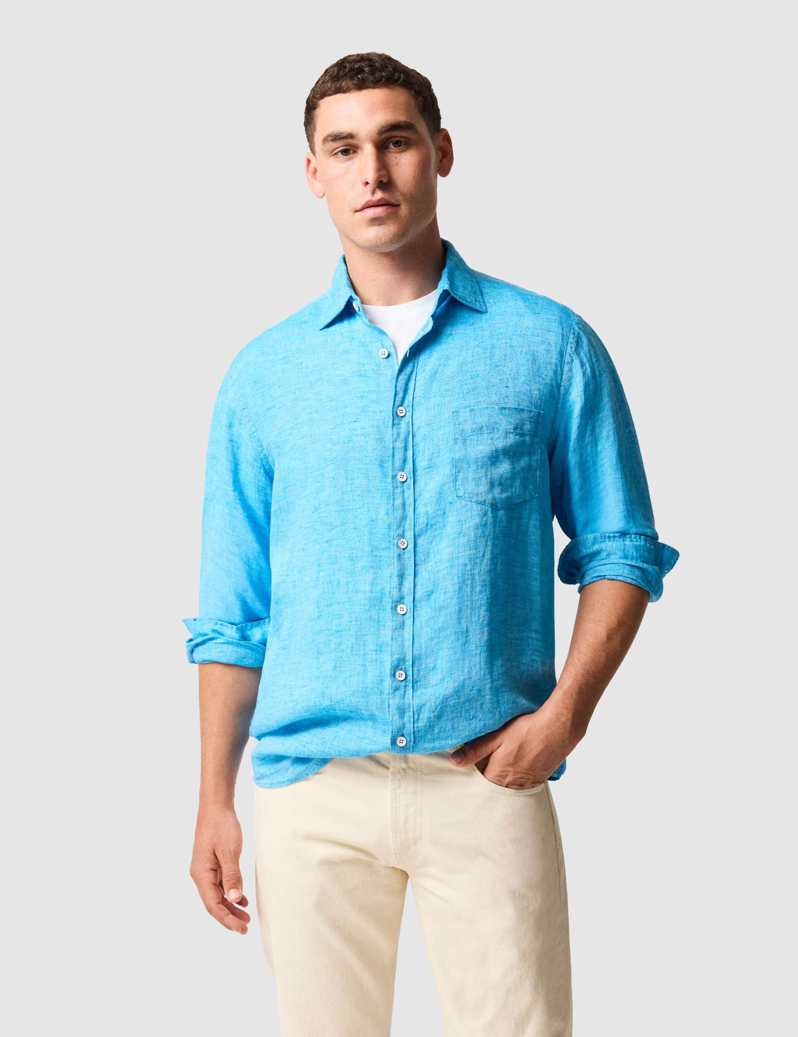 Coromandel Slim Fit Pure Linen Shirt