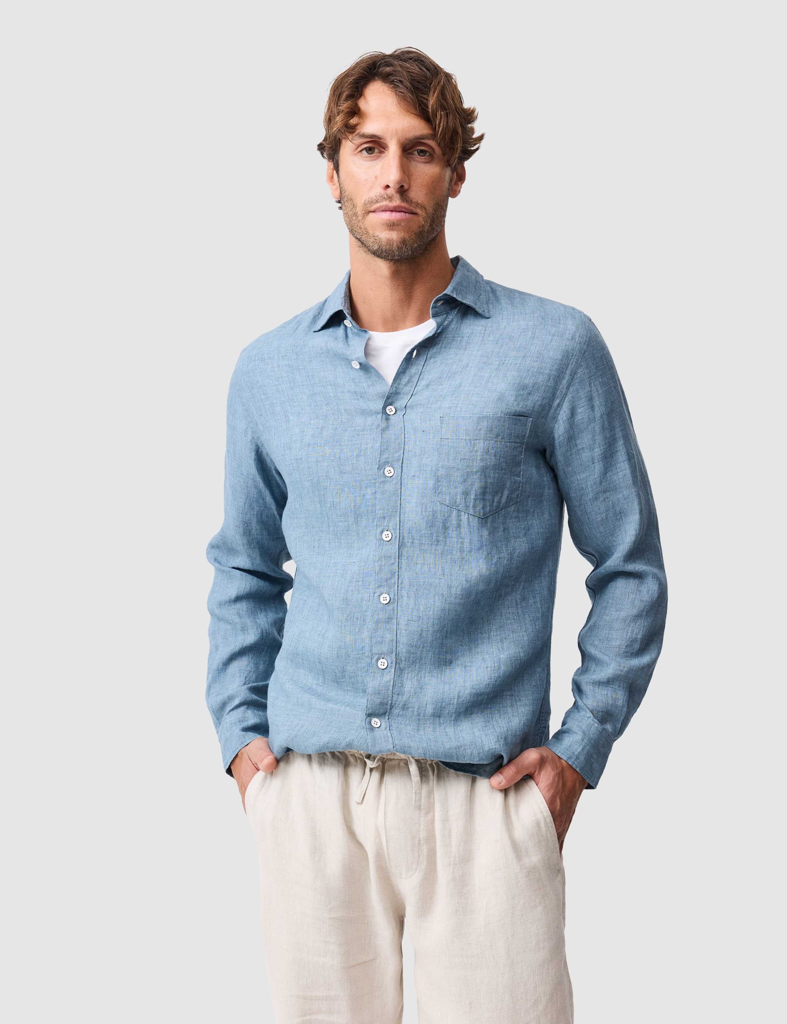 Coromandel Slim Fit Pure Linen Shirt