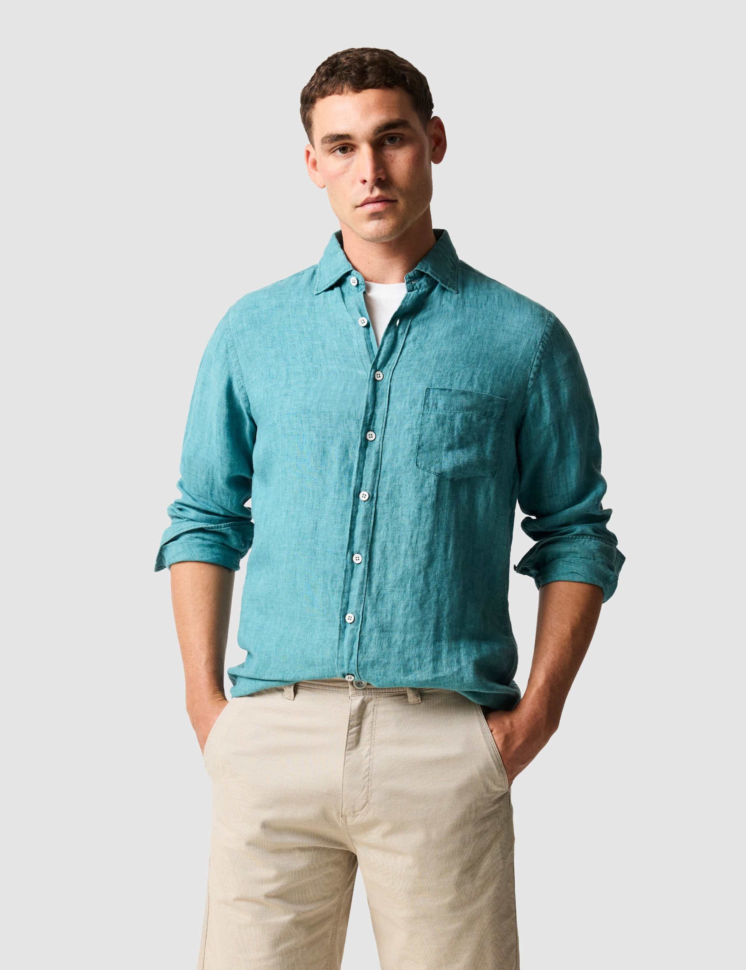 Coromandel Slim Fit Pure Linen Shirt