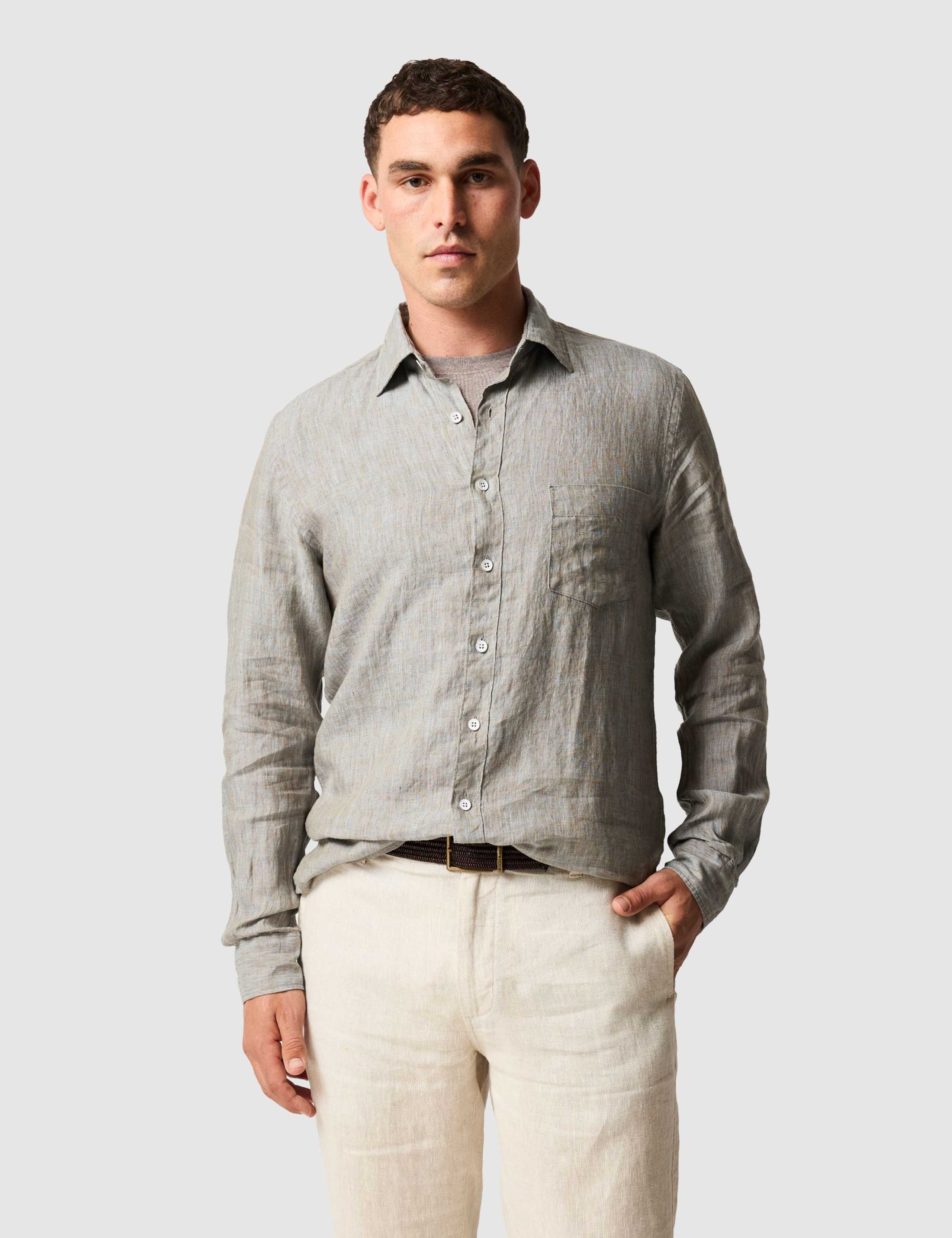 Coromandel Slim Fit Pure Linen Shirt