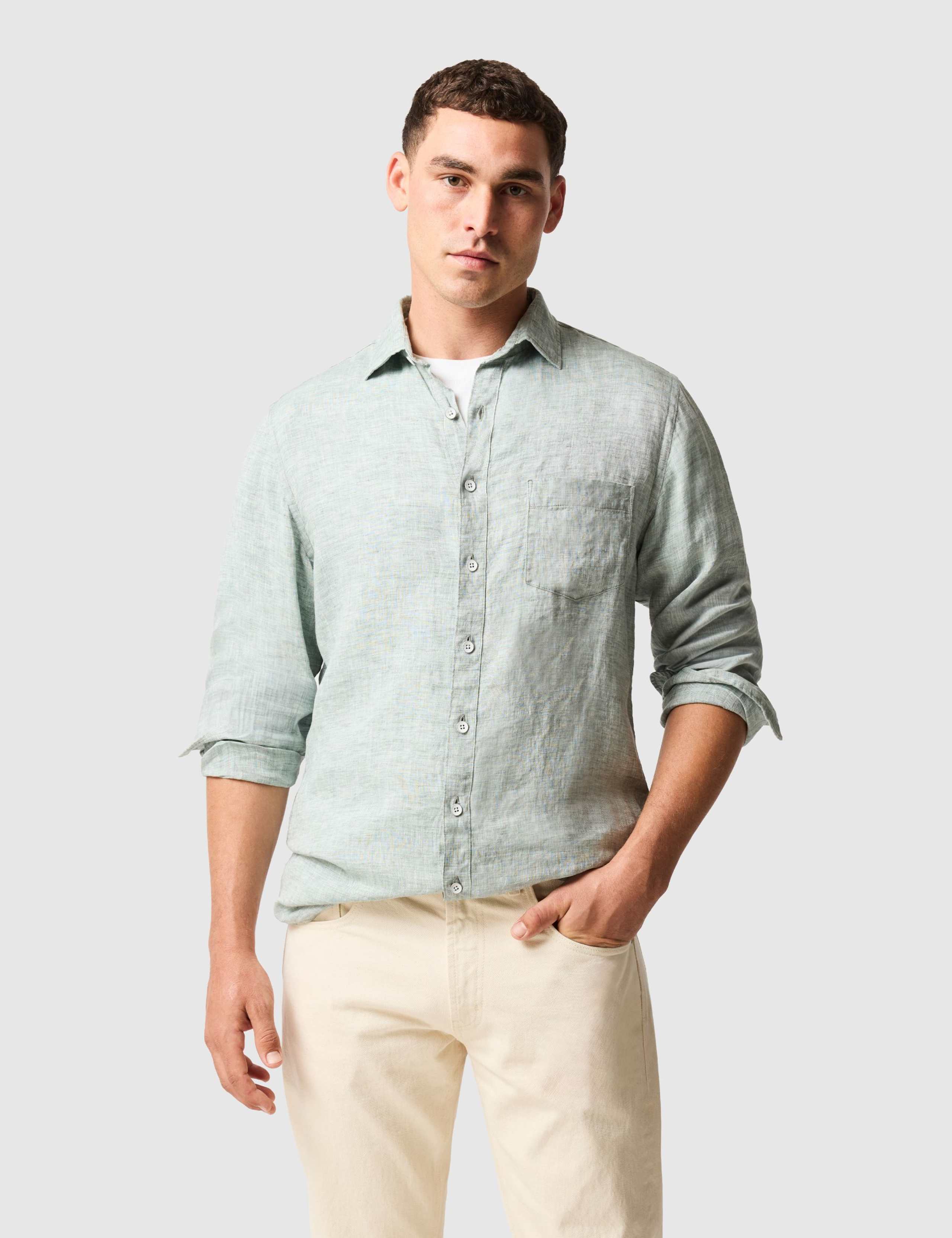 Coromandel Slim Fit Pure Linen Shirt