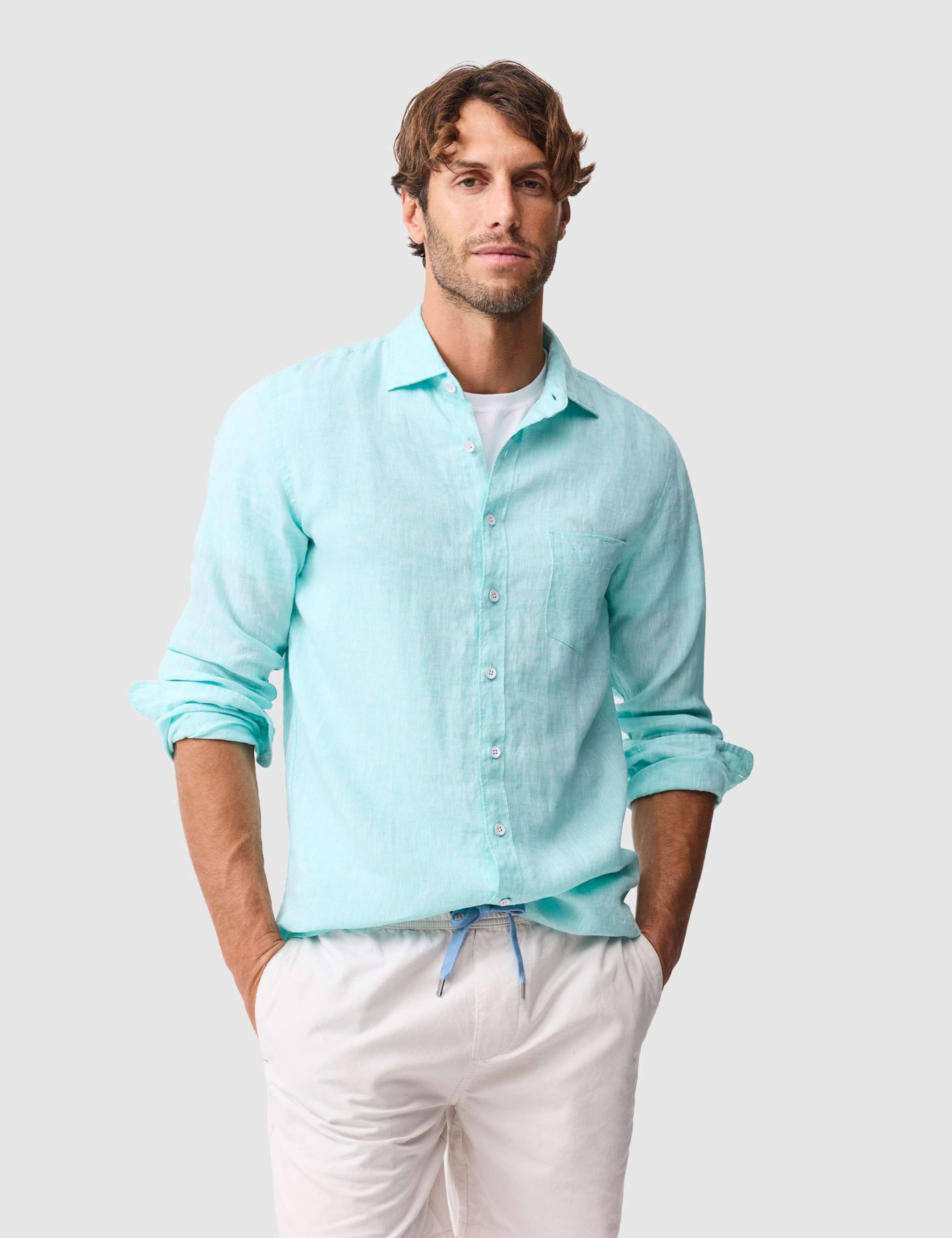 Coromandel Slim Fit Pure Linen Shirt