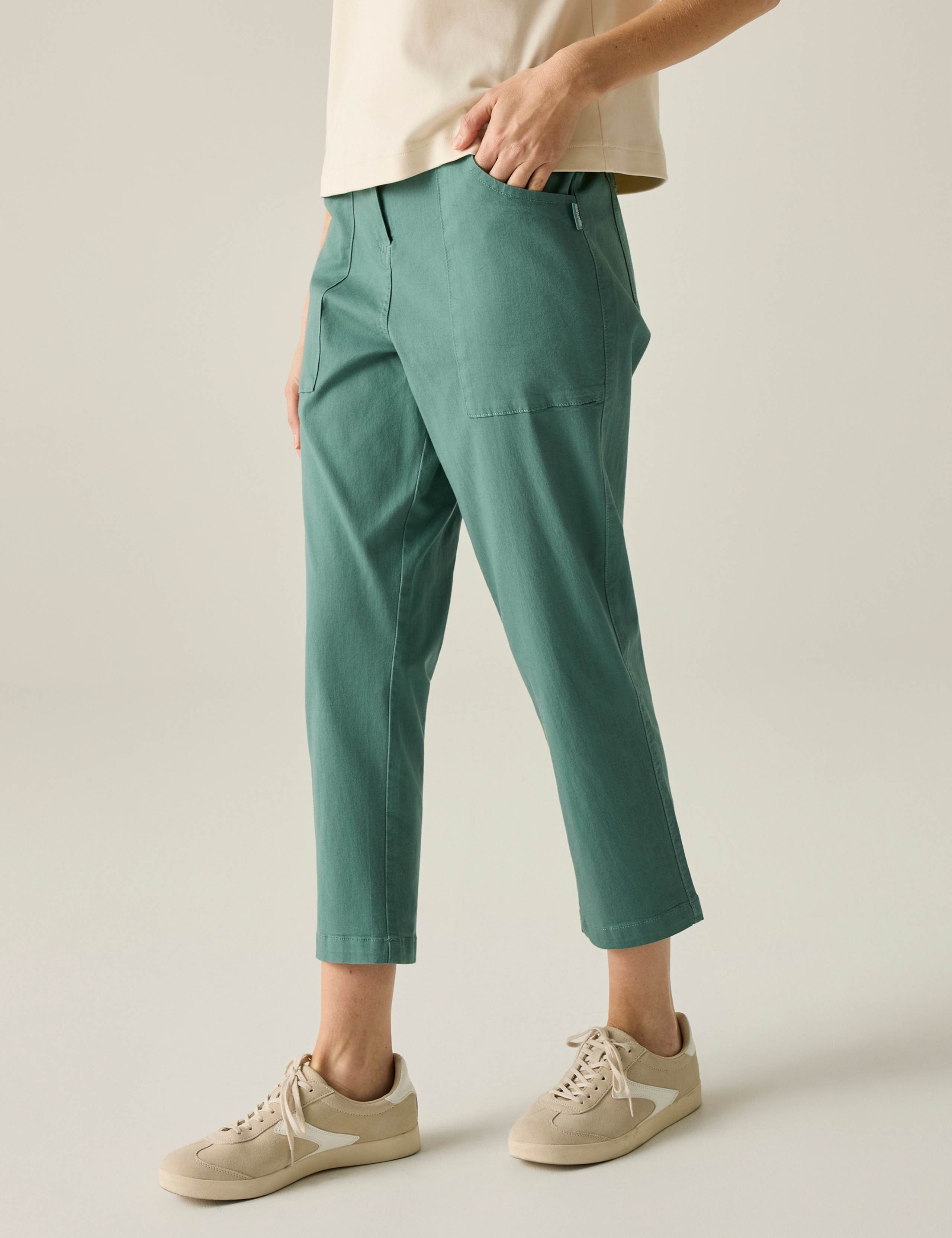 Shorebella Cotton Blend Straight Leg Joggers