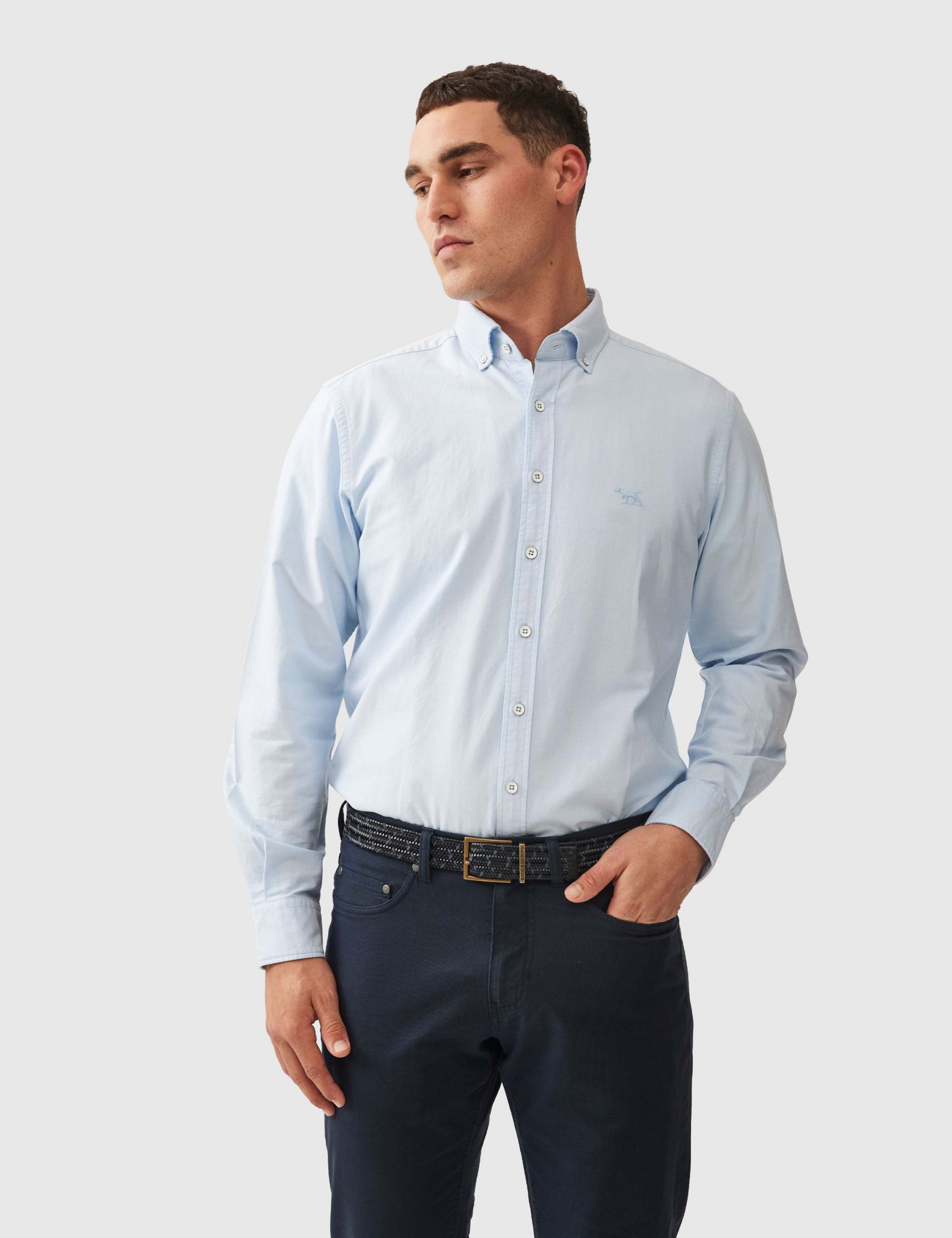 Gunn Slim Fit Pure Cotton Oxford Shirt
