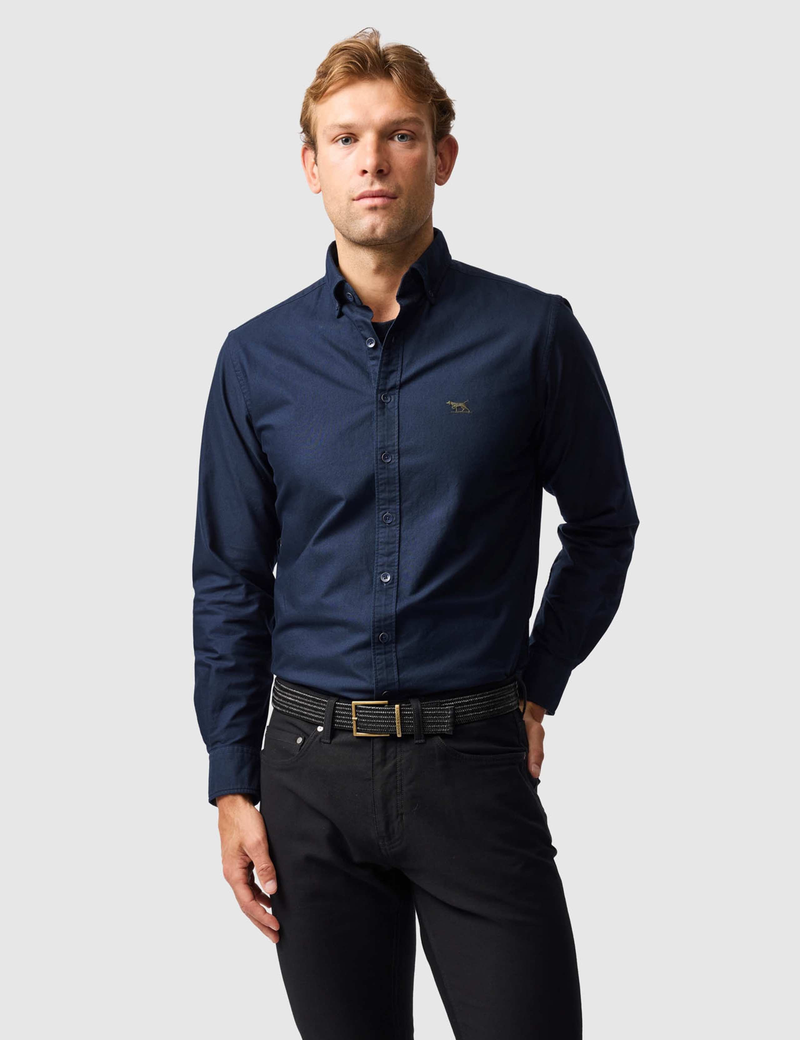 Gunn Slim Fit Pure Cotton Oxford Shirt