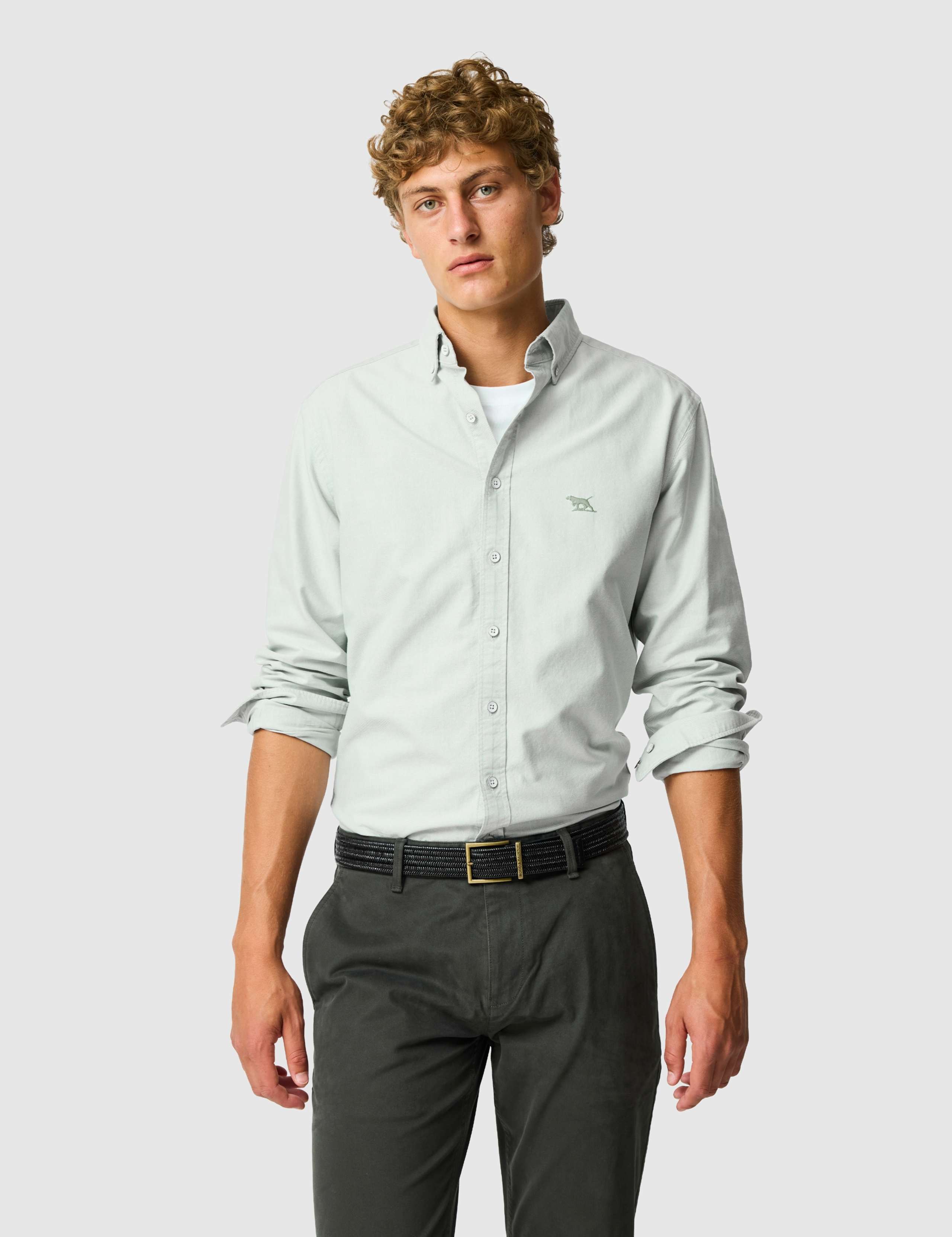 Gunn Slim Fit Pure Cotton Oxford Shirt