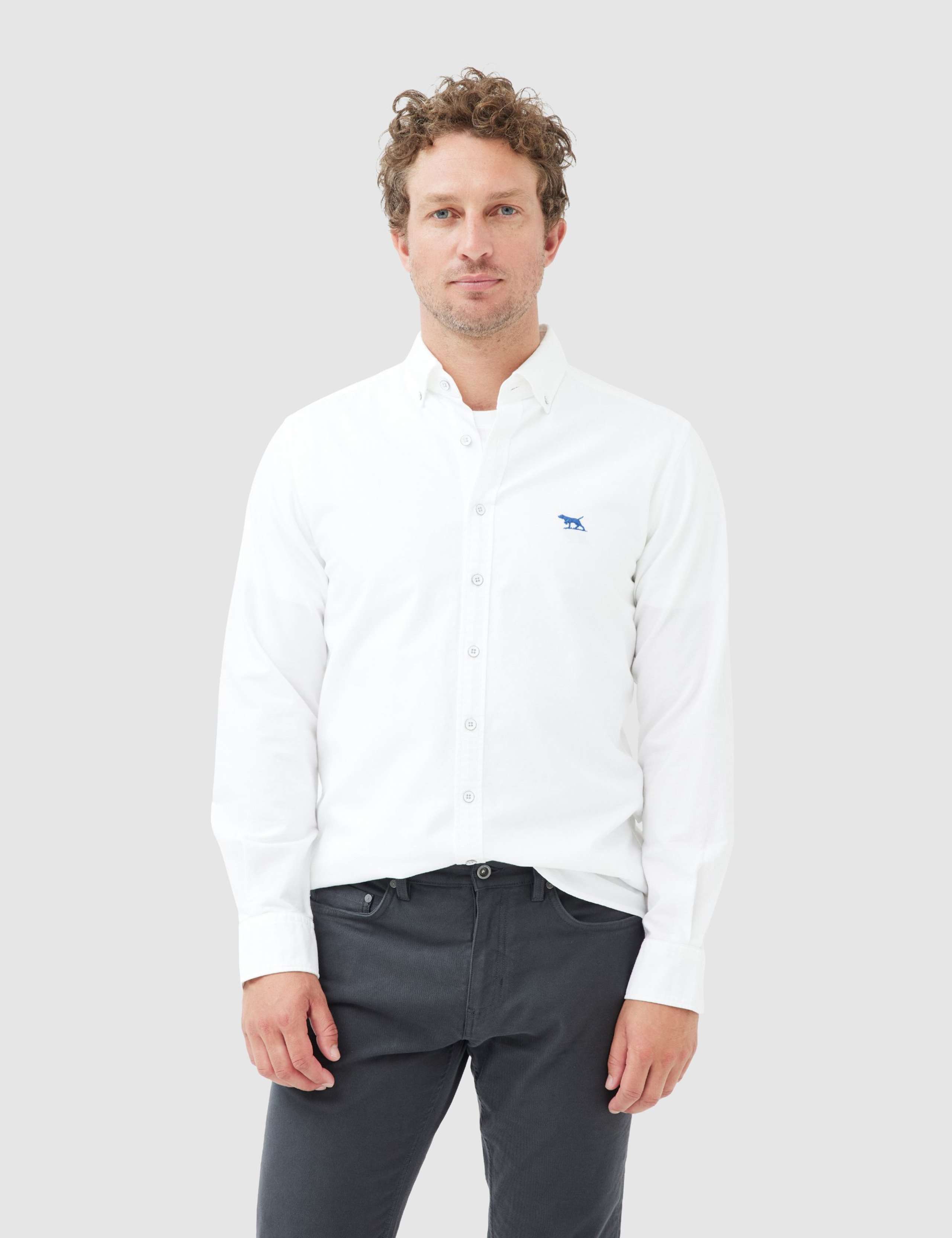 Gunn Slim Fit Pure Cotton Oxford Shirt