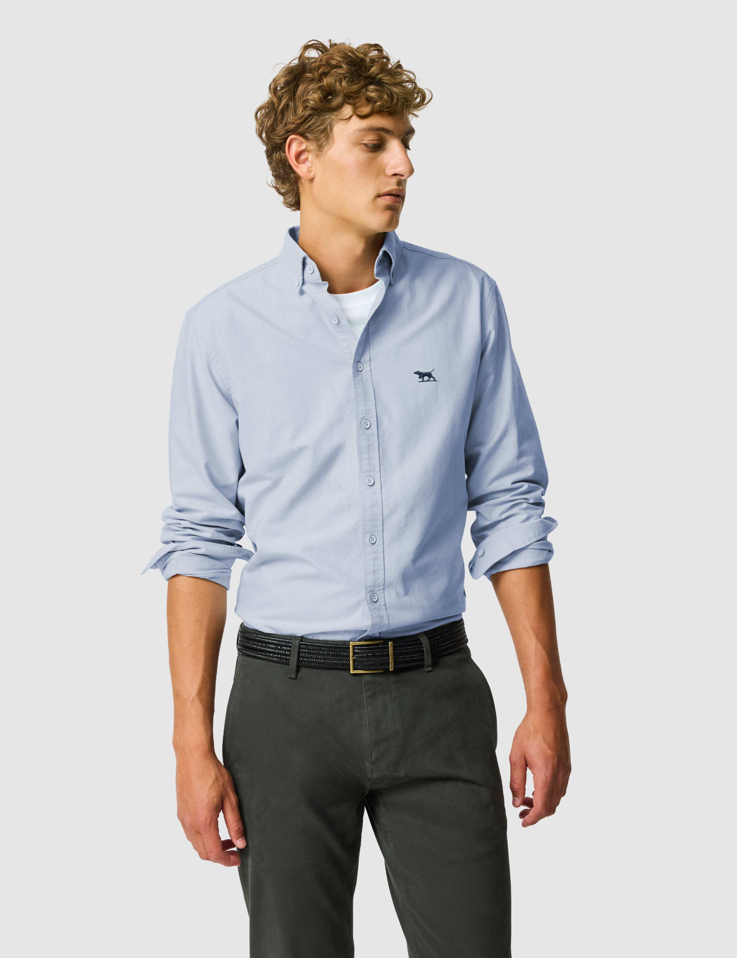 Gunn Slim Fit Pure Cotton Oxford Shirt