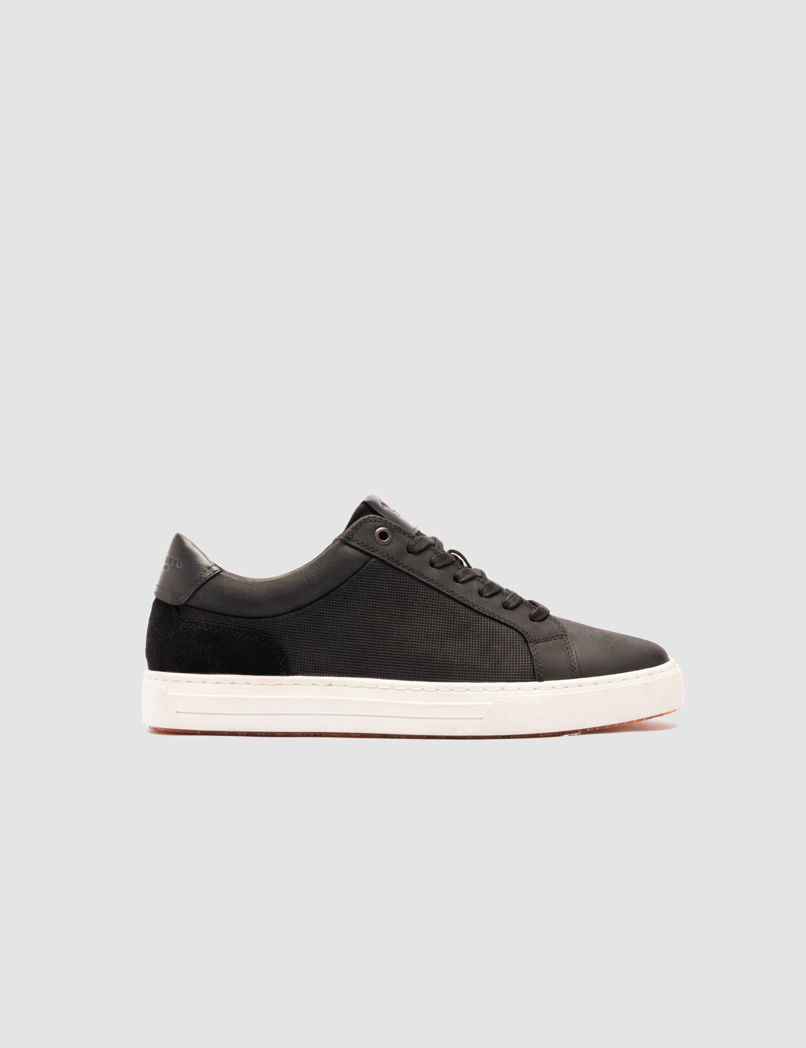 Leather Lace Up Trainers
