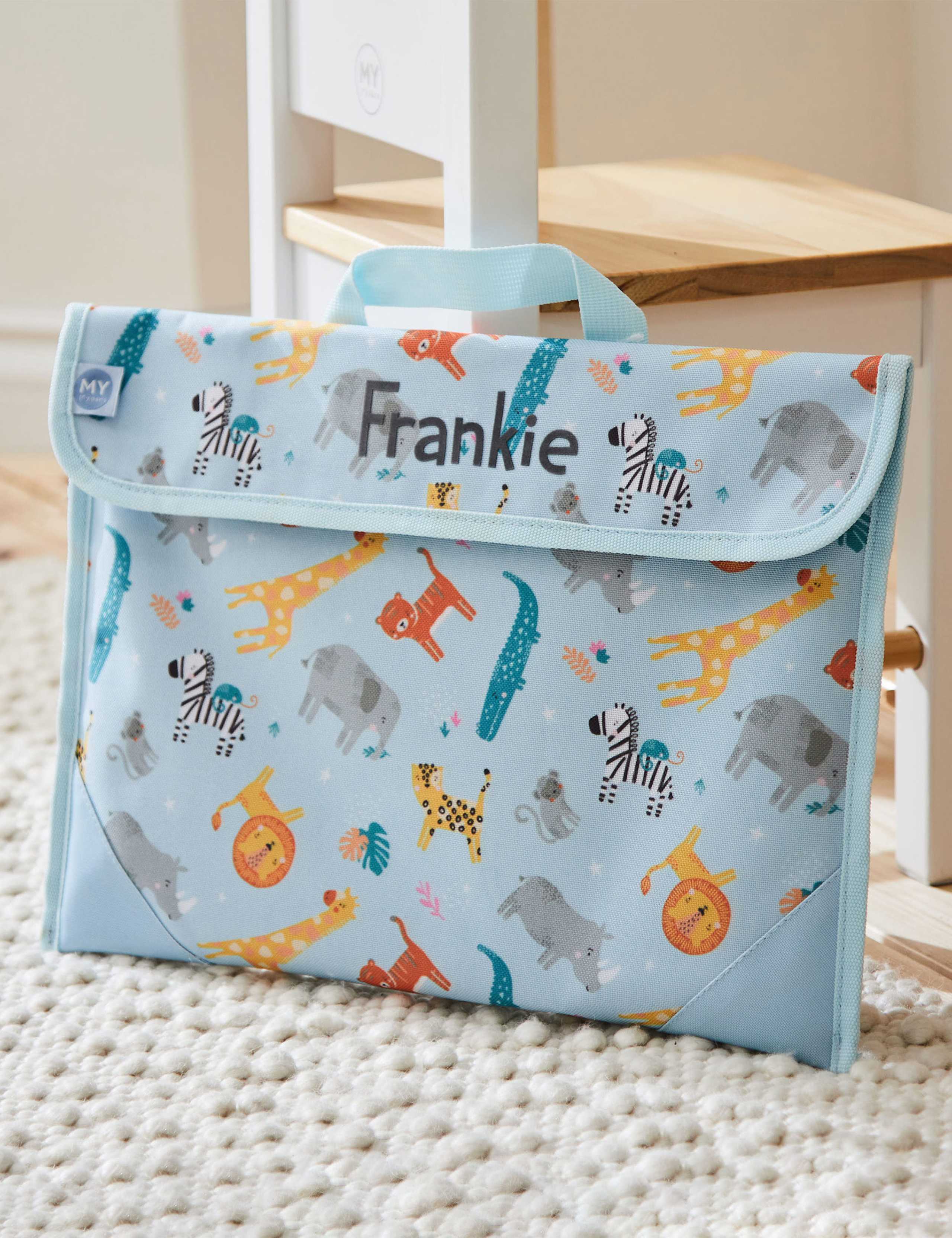 Safari Print Book Bag