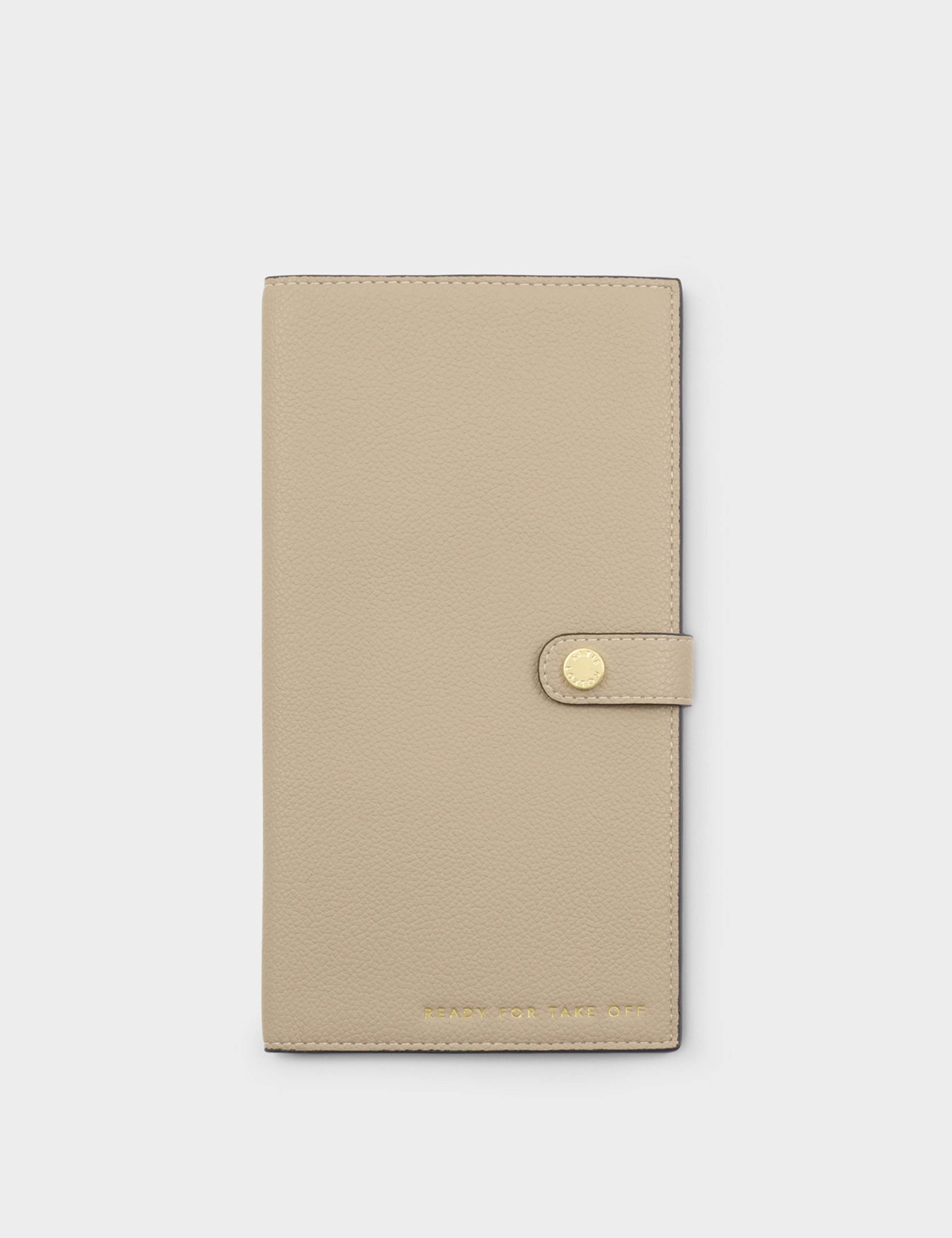 Faux Leather Travel Wallet