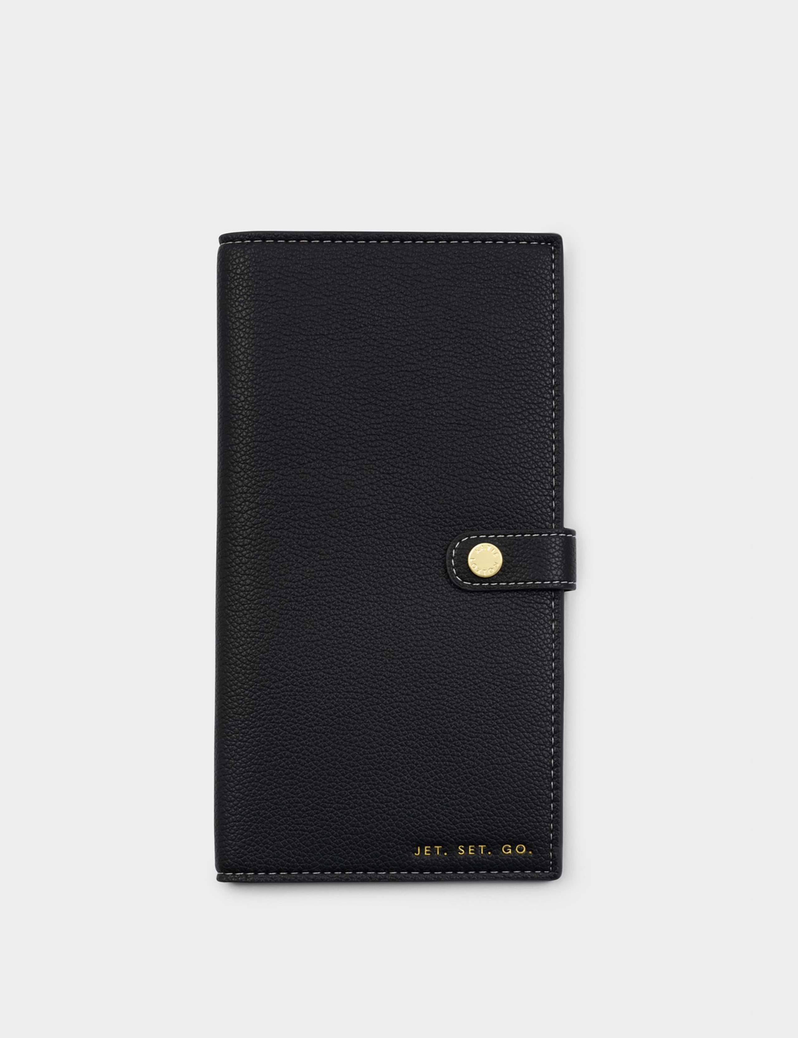 Faux Leather Travel Wallet