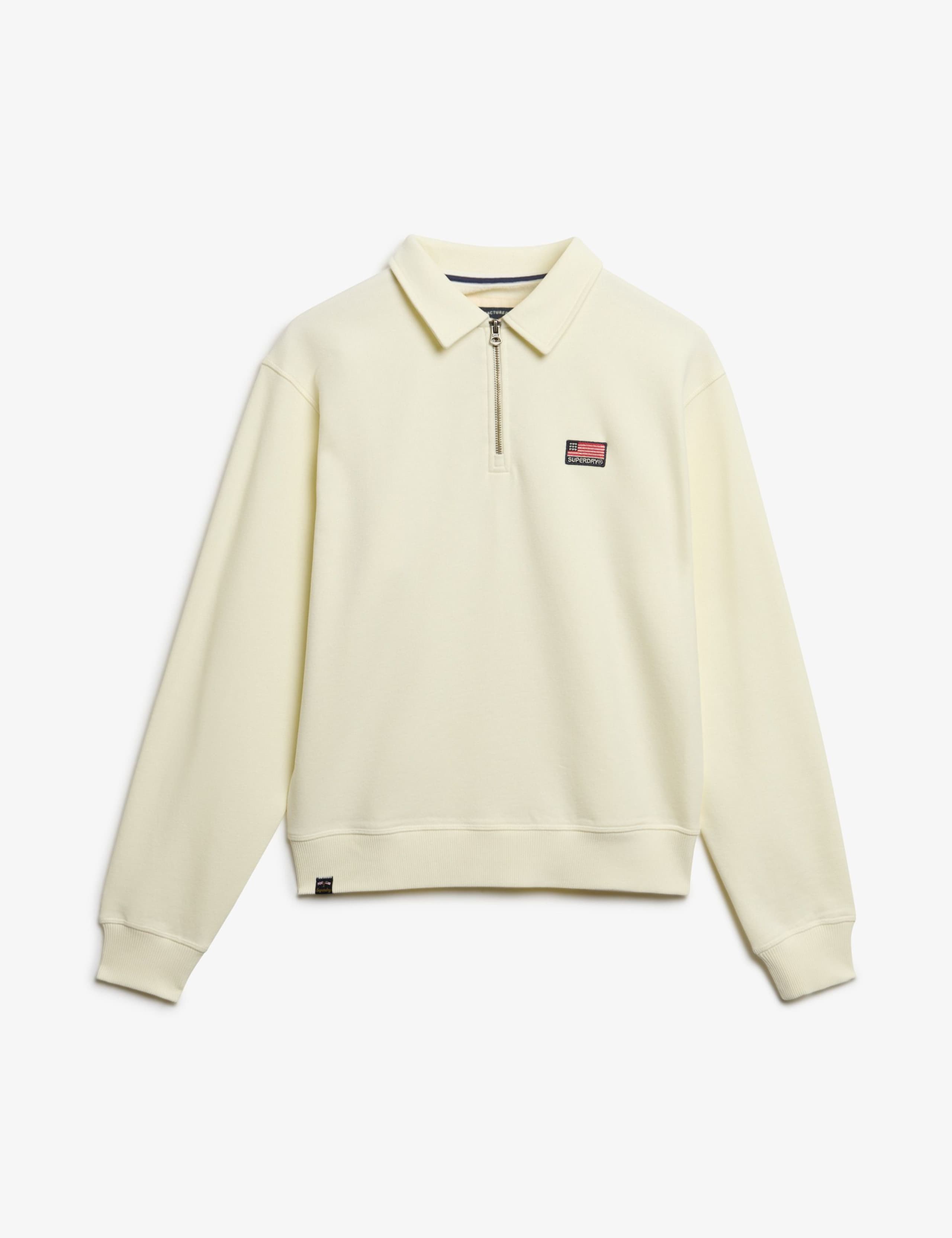 Pure Cotton New York Half Zip Sweatshirt