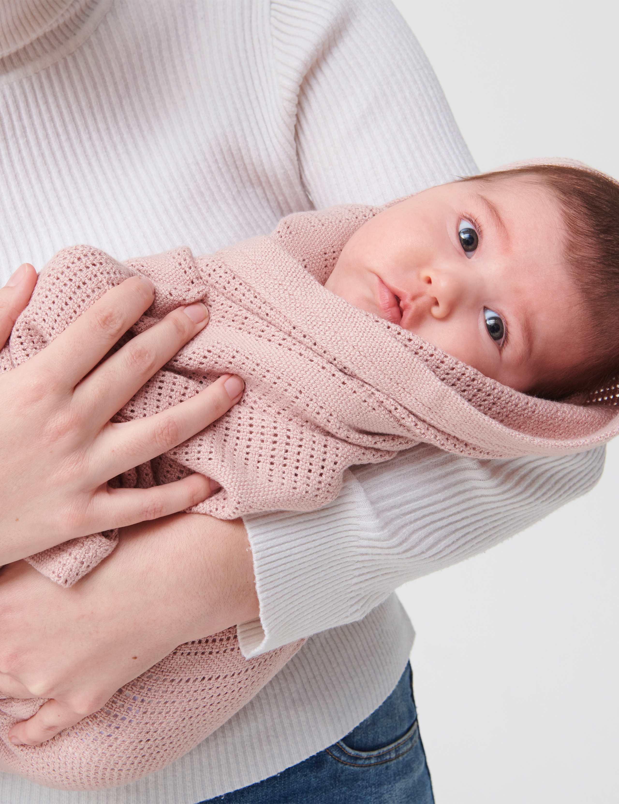 Cotton Blend Cellular Blanket