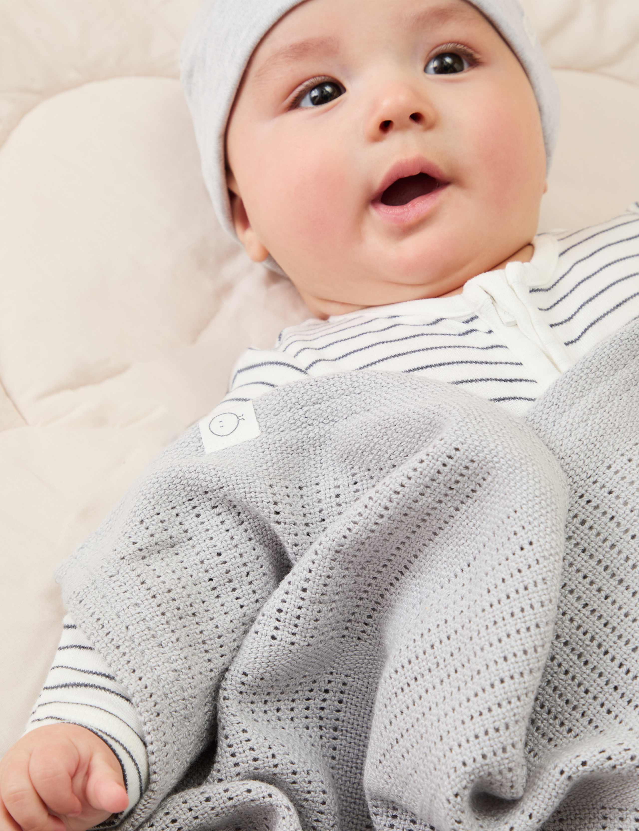 Cotton Blend Cellular Blanket