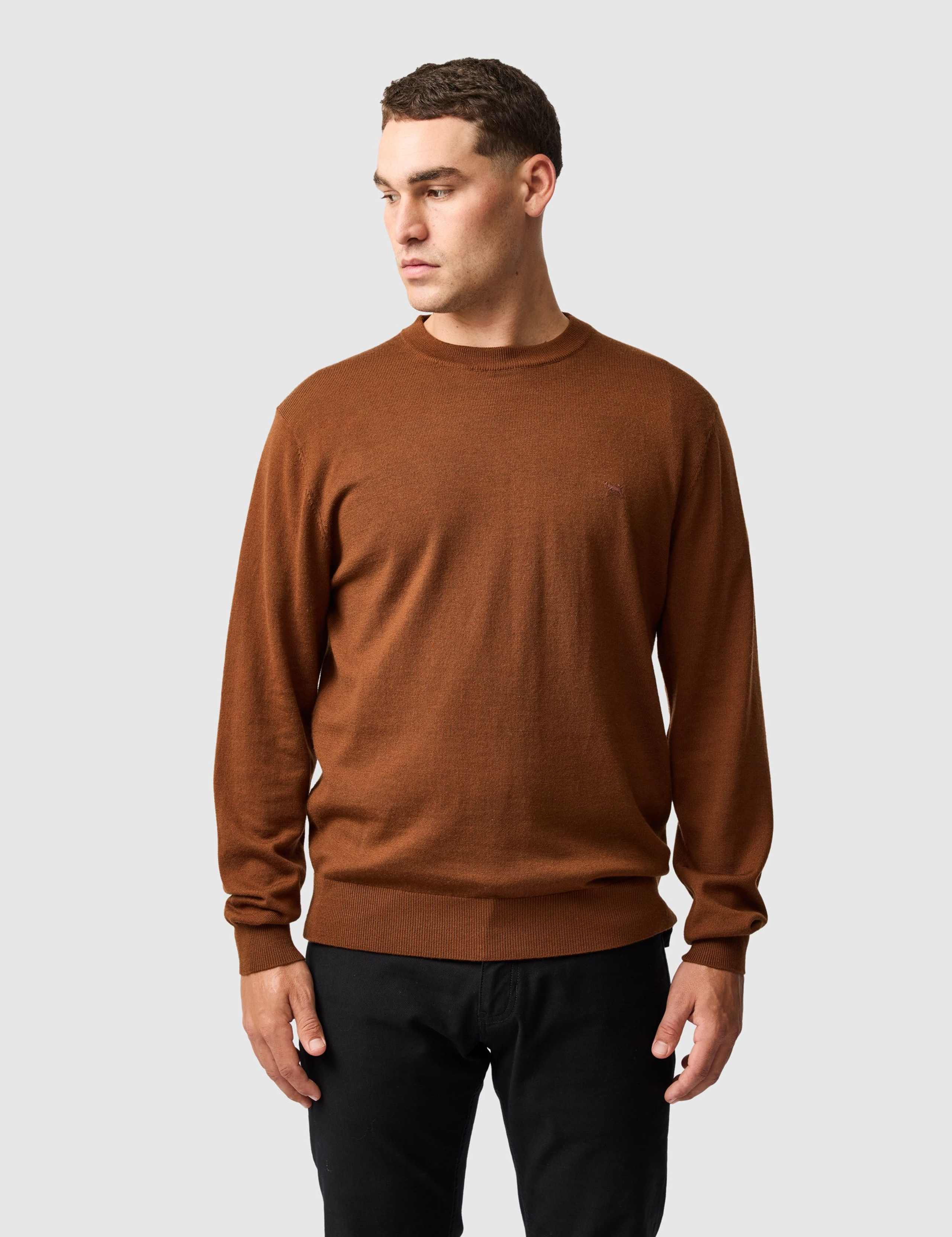 York Bay Pure Wool Crew Neck Jumper