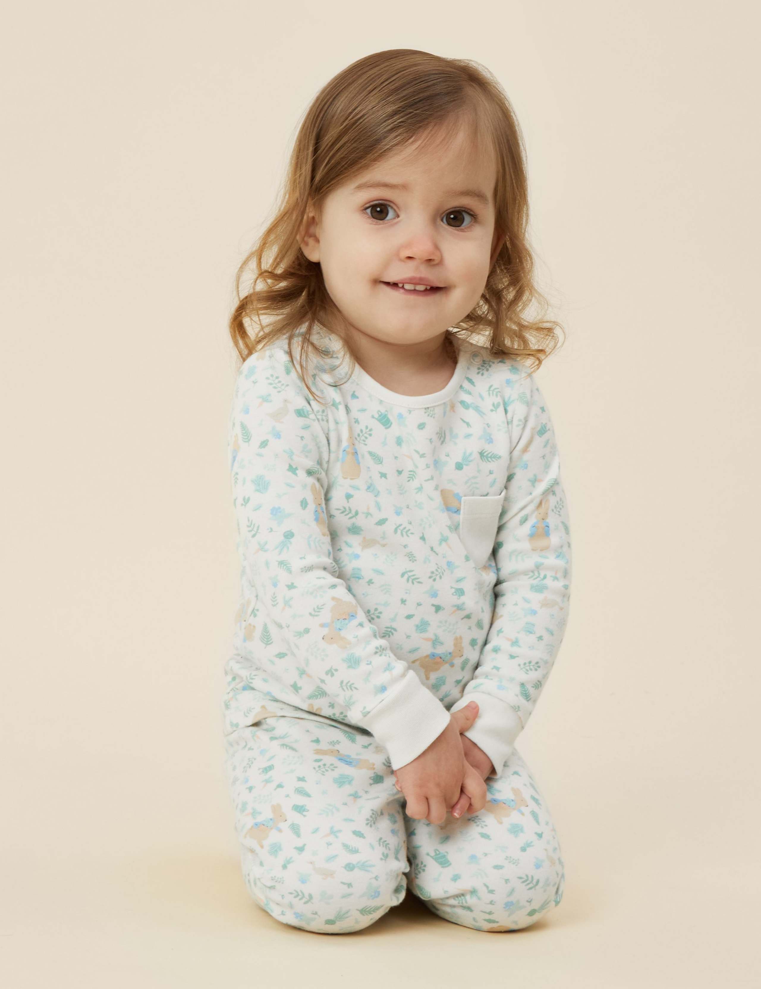 Cotton Blend Peter Rabbit™ Pyjamas (6 Mths-6 Yrs)