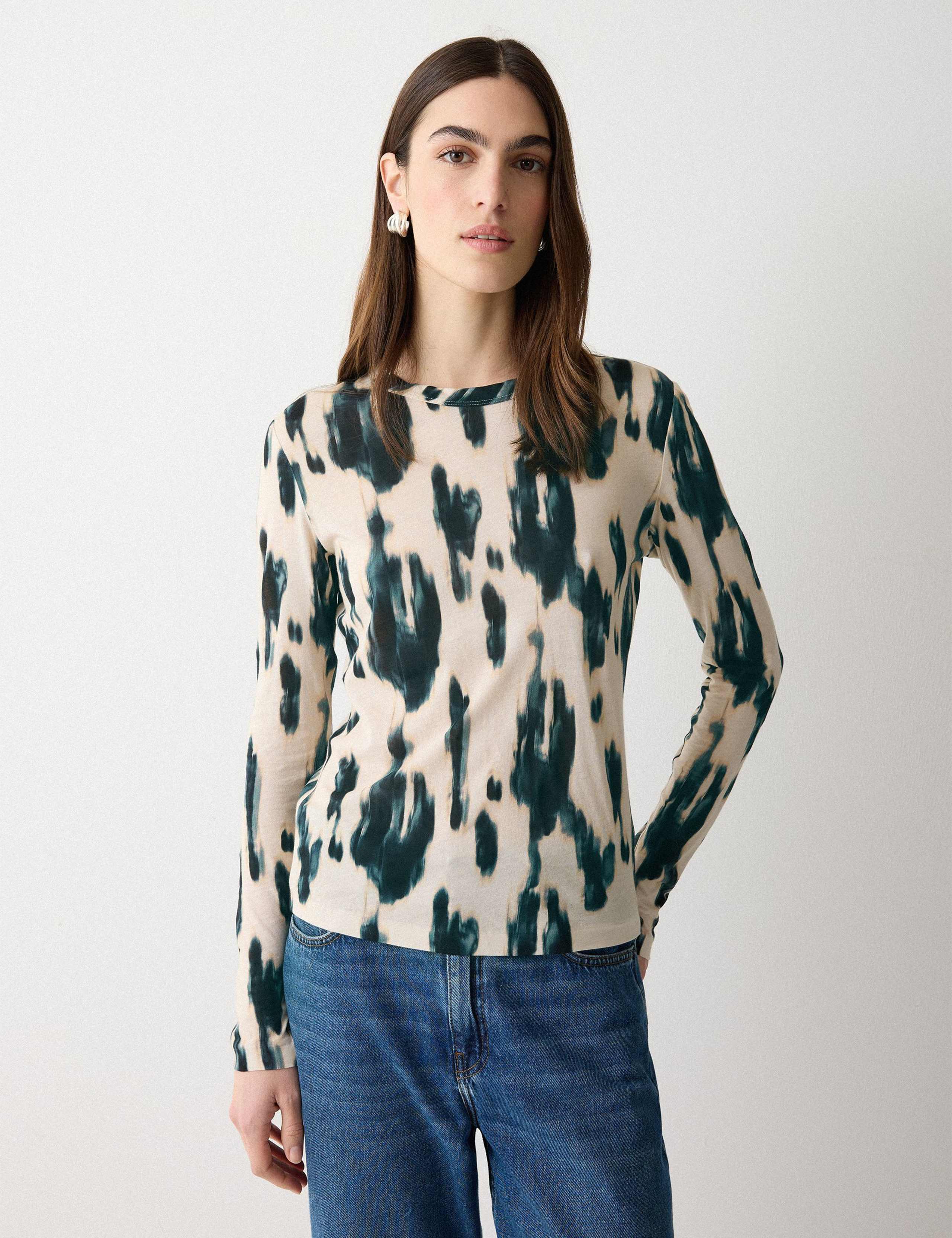 Pure Cotton Printed Top