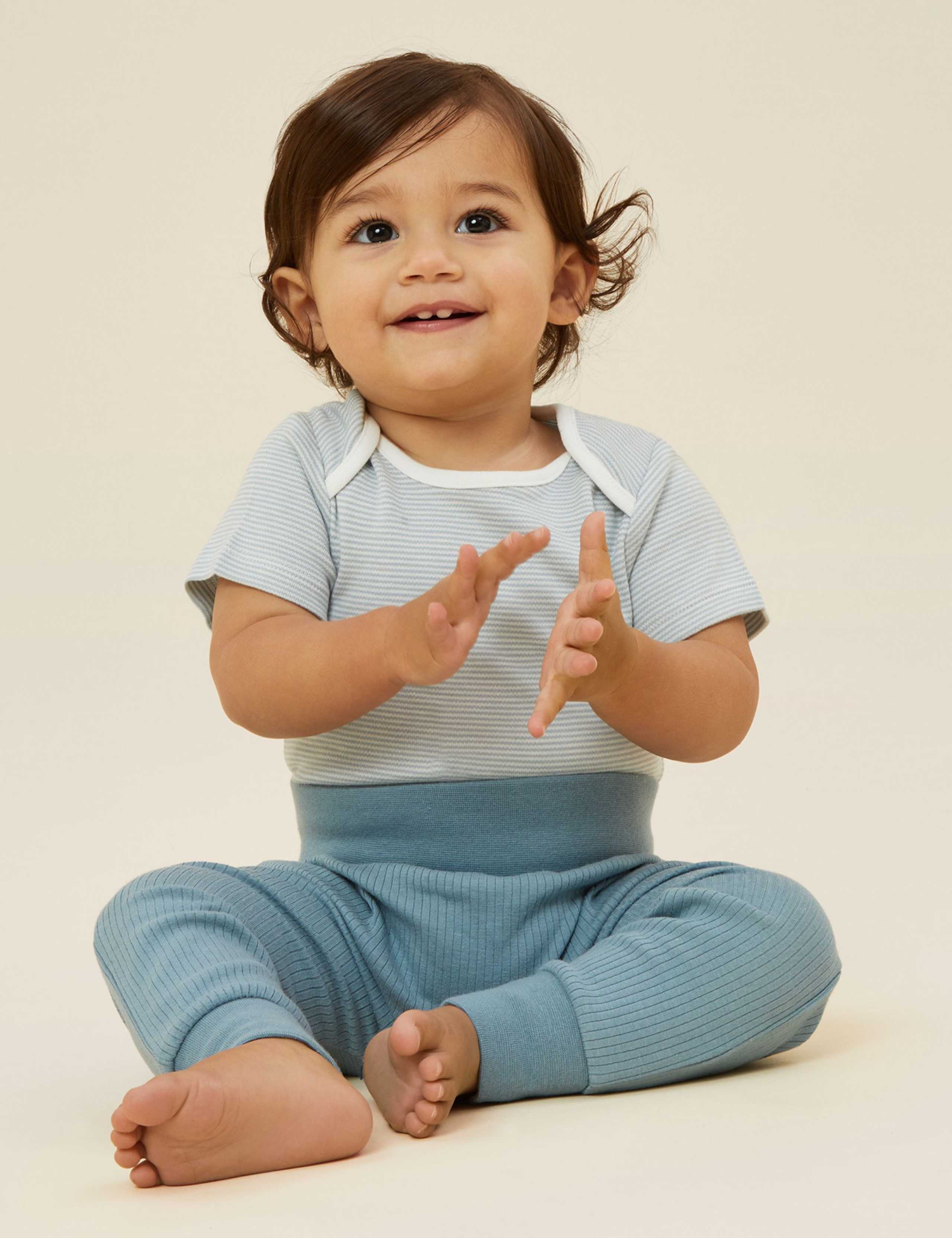 Comfy Ribbed Joggers (0-6 Yrs)