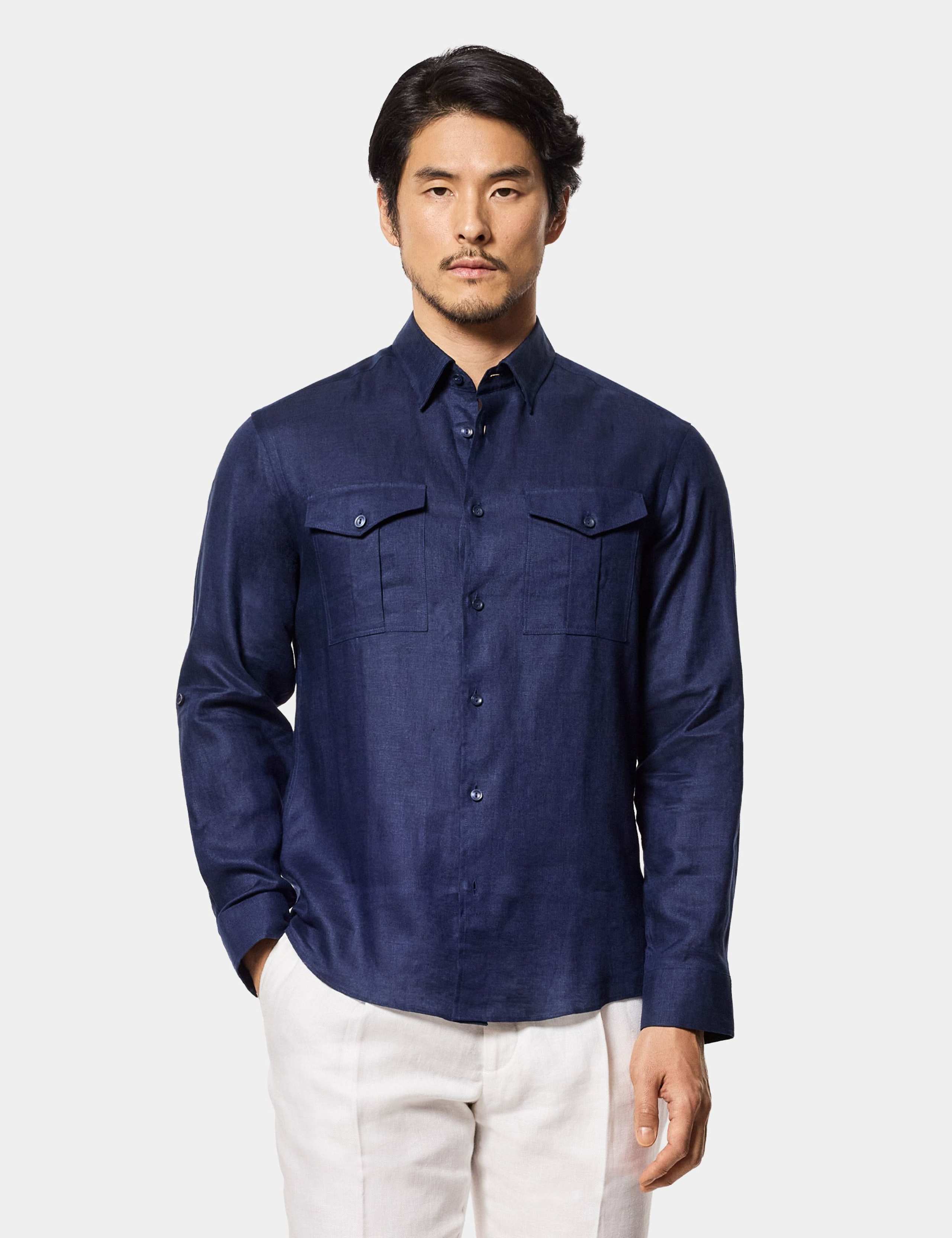 Slim Fit Pure Linen Shirt