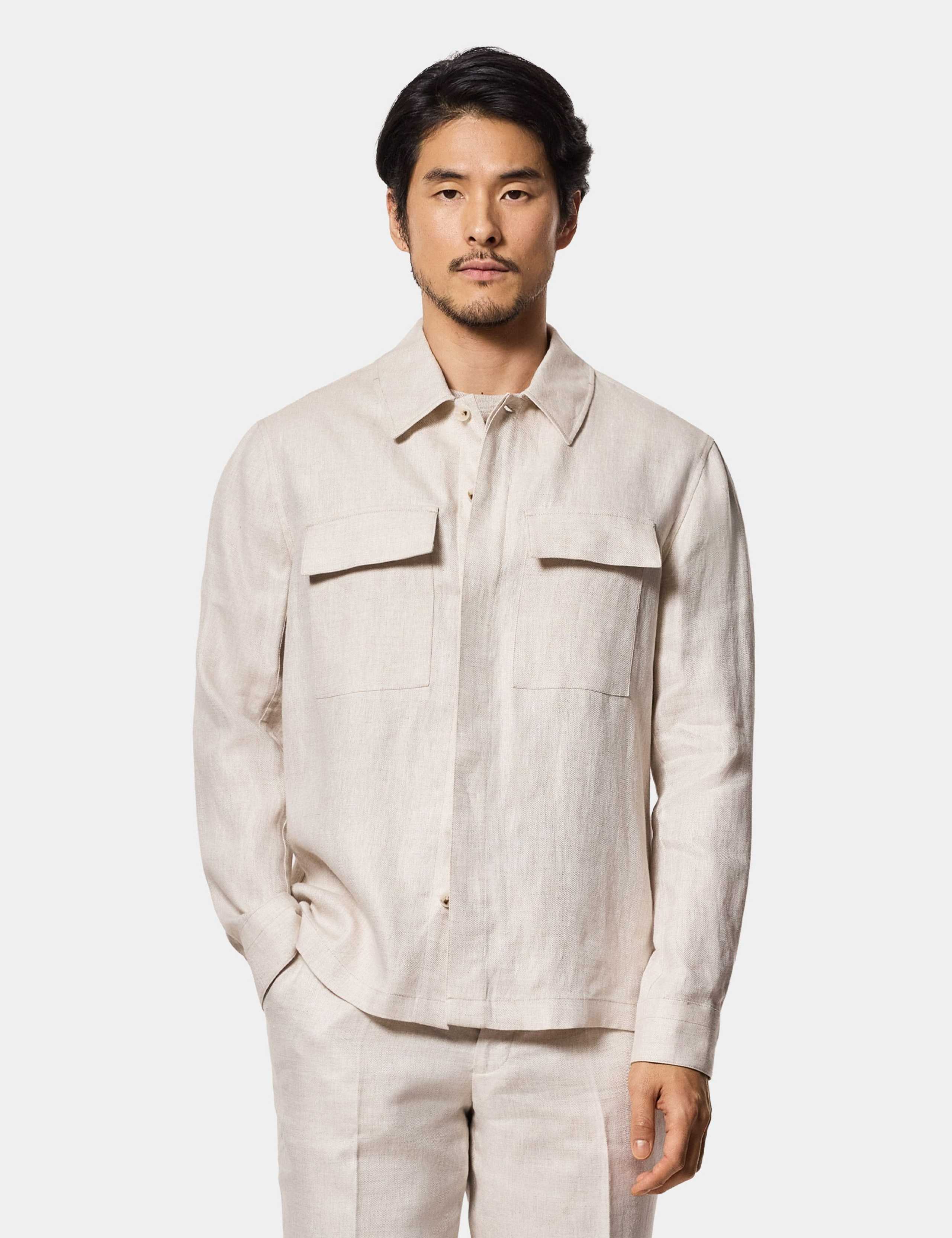 Pure Linen Overshirt