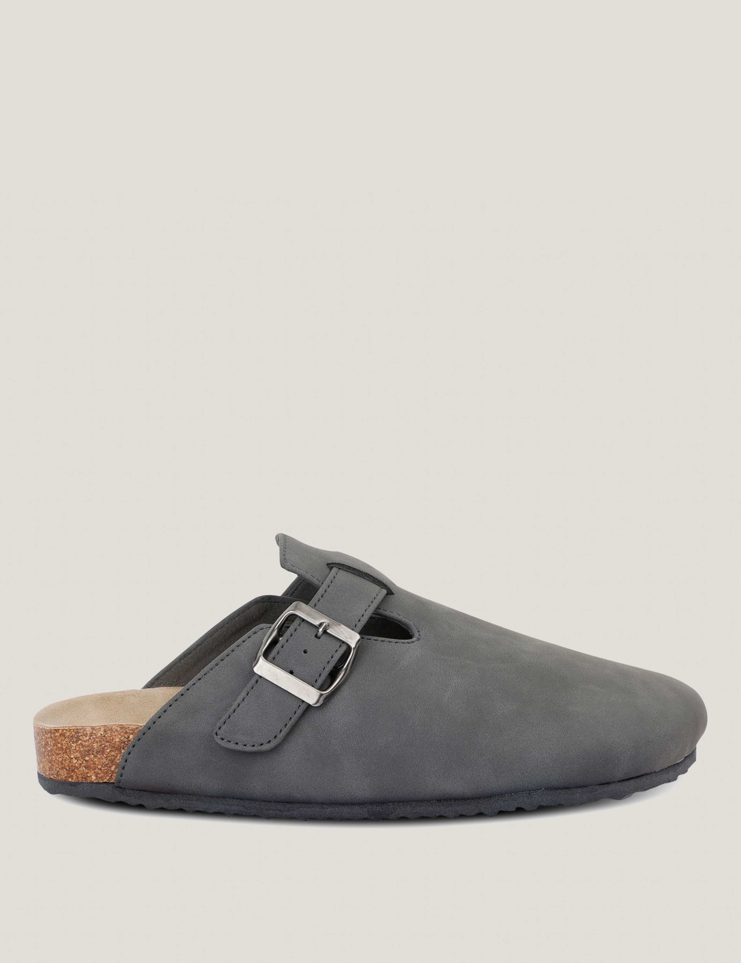 Kaber Buckle Flat Mules