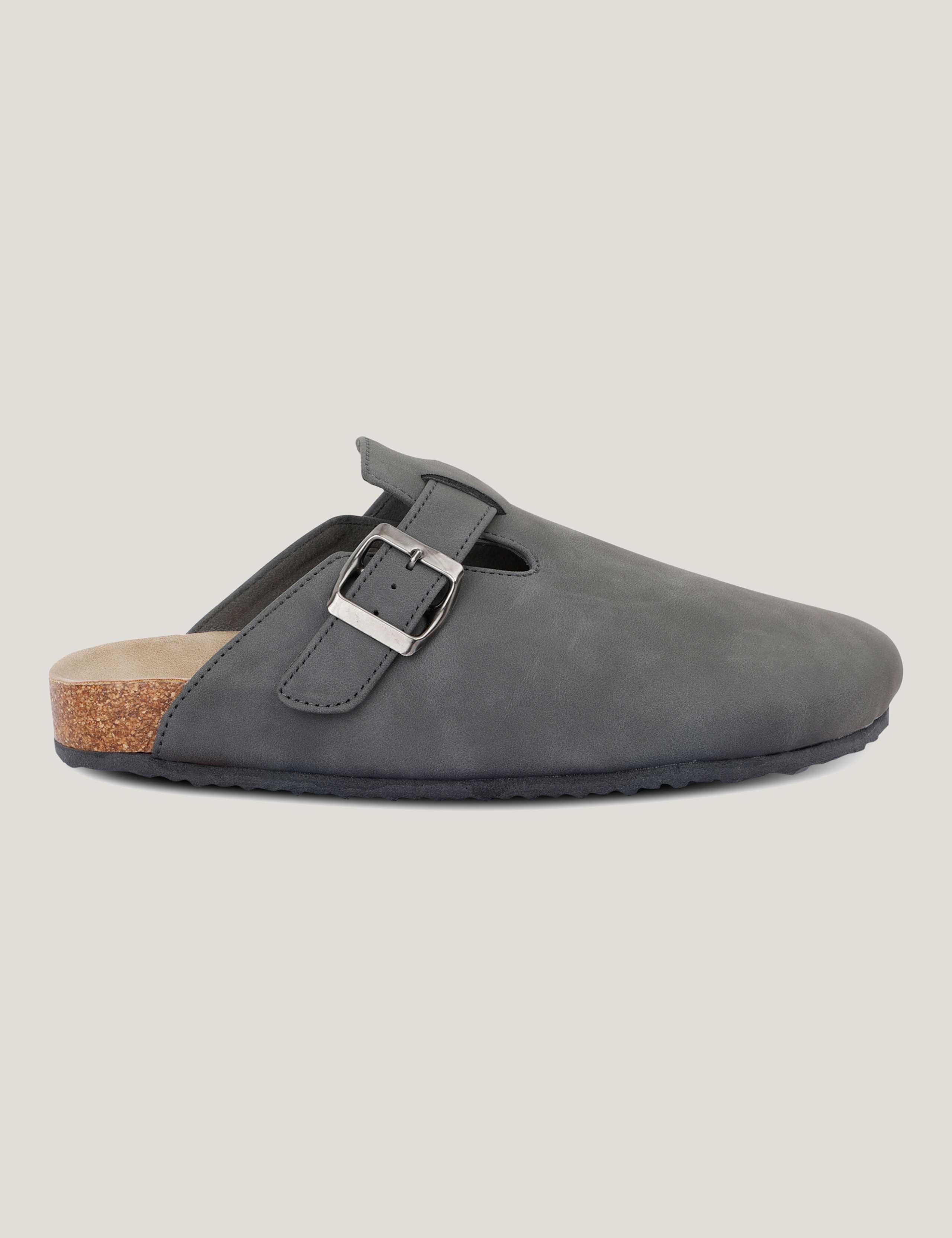 Kaber Buckle Flat Mules