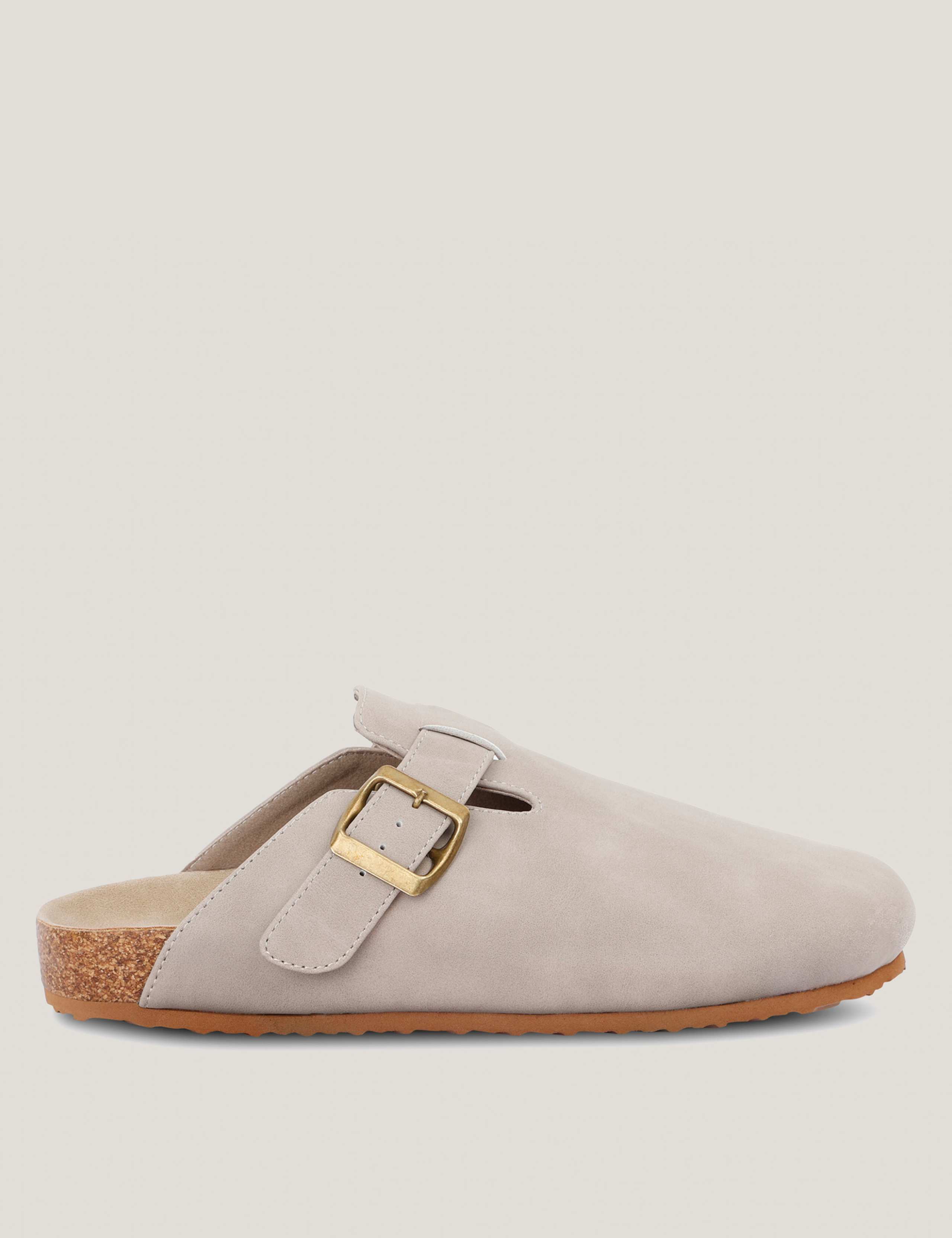 Kaber Buckle Flat Mules