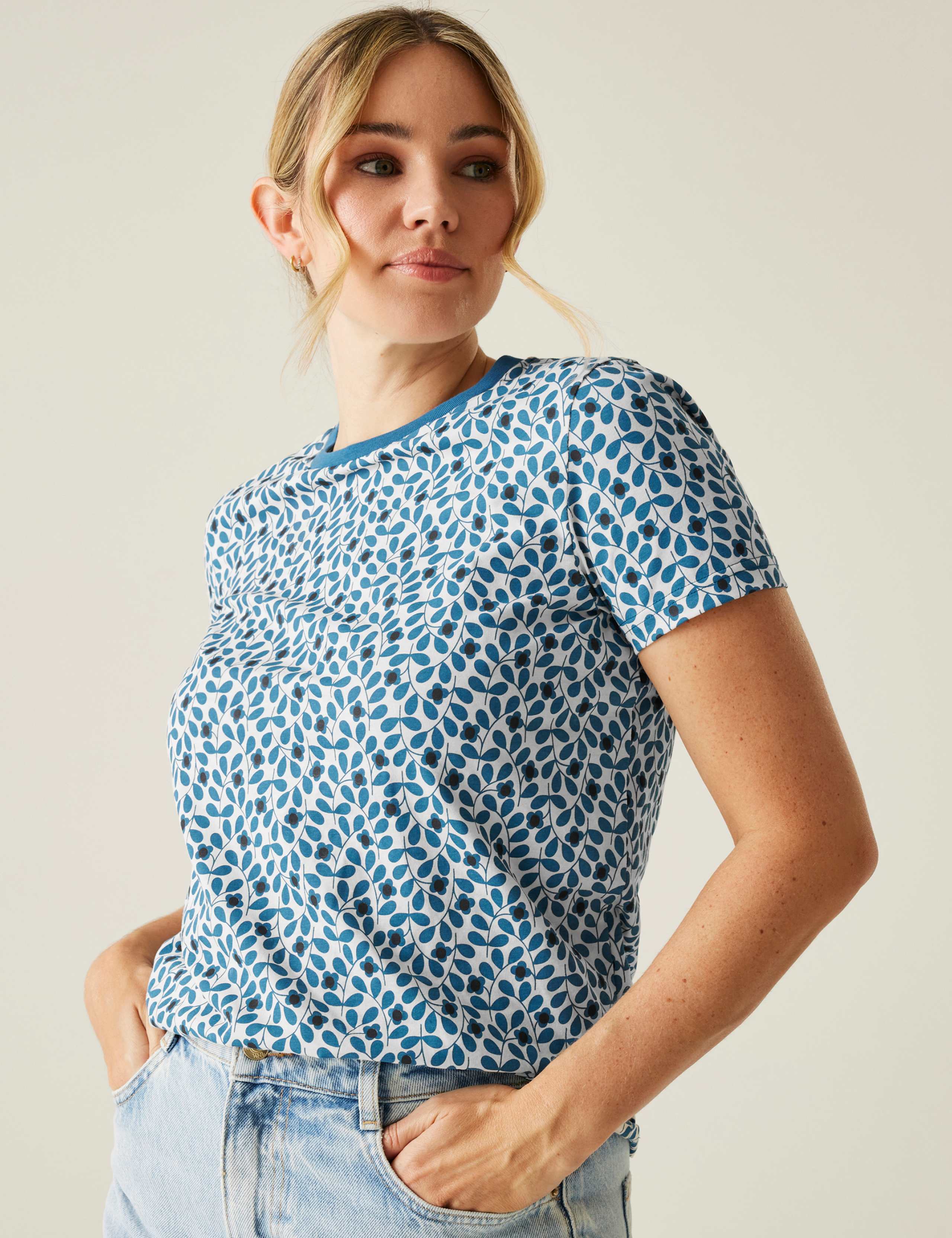 Orla Kiely Pure Cotton Floral T-Shirt