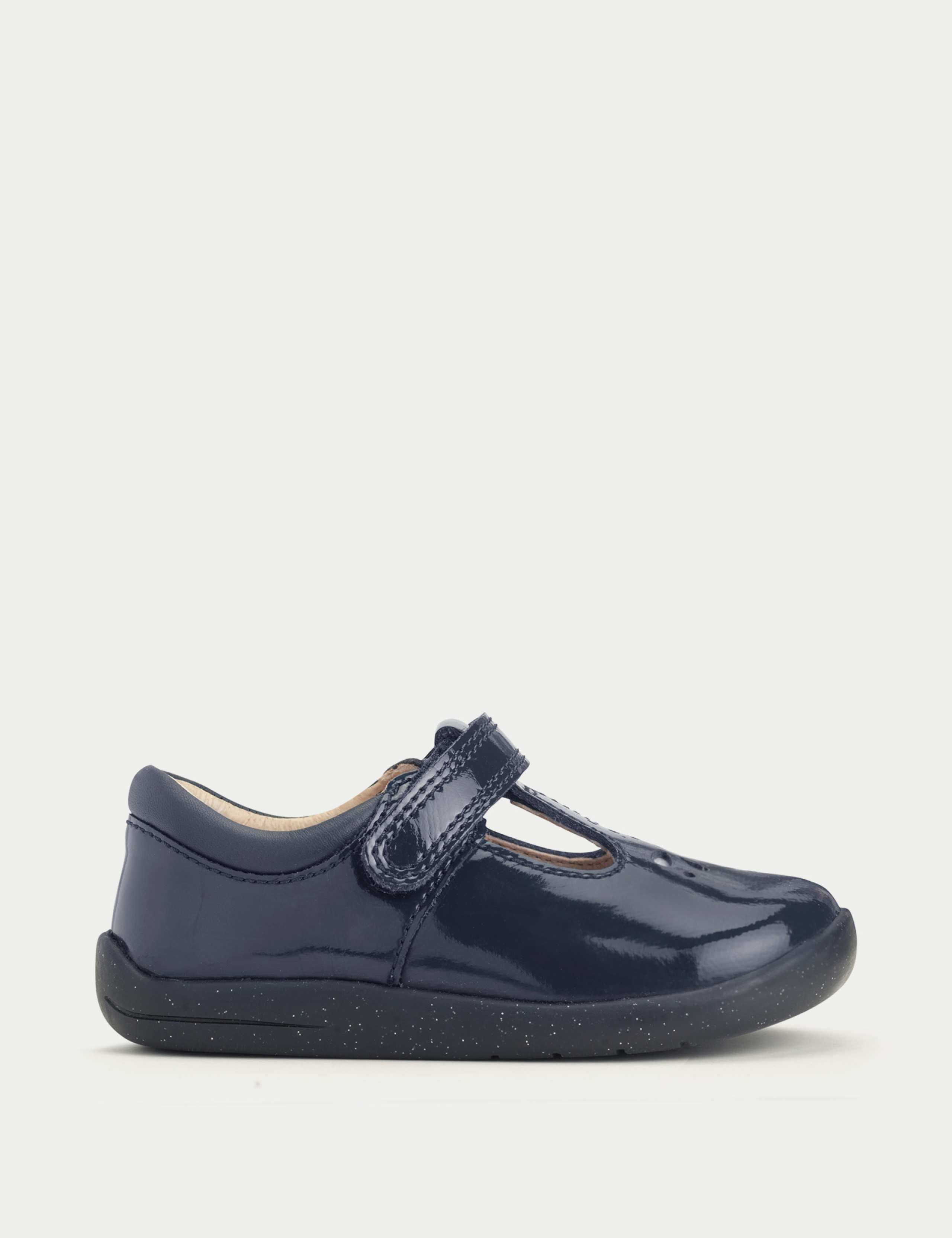 Kids' Patent Riptape T-Bar Shoes (4 Small - 8 Small)