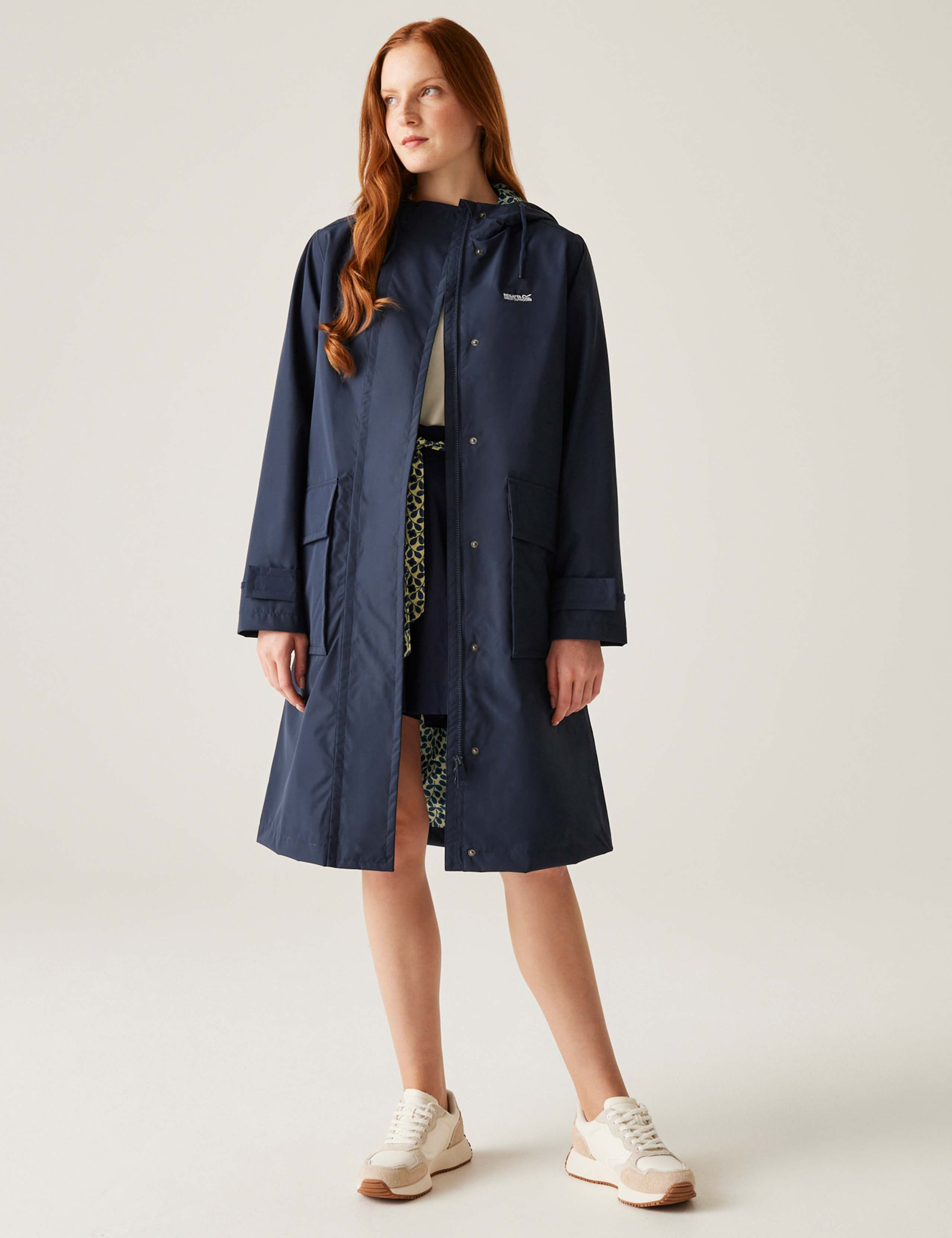 Orla Kiely II Waterproof Hooded Longline Mac