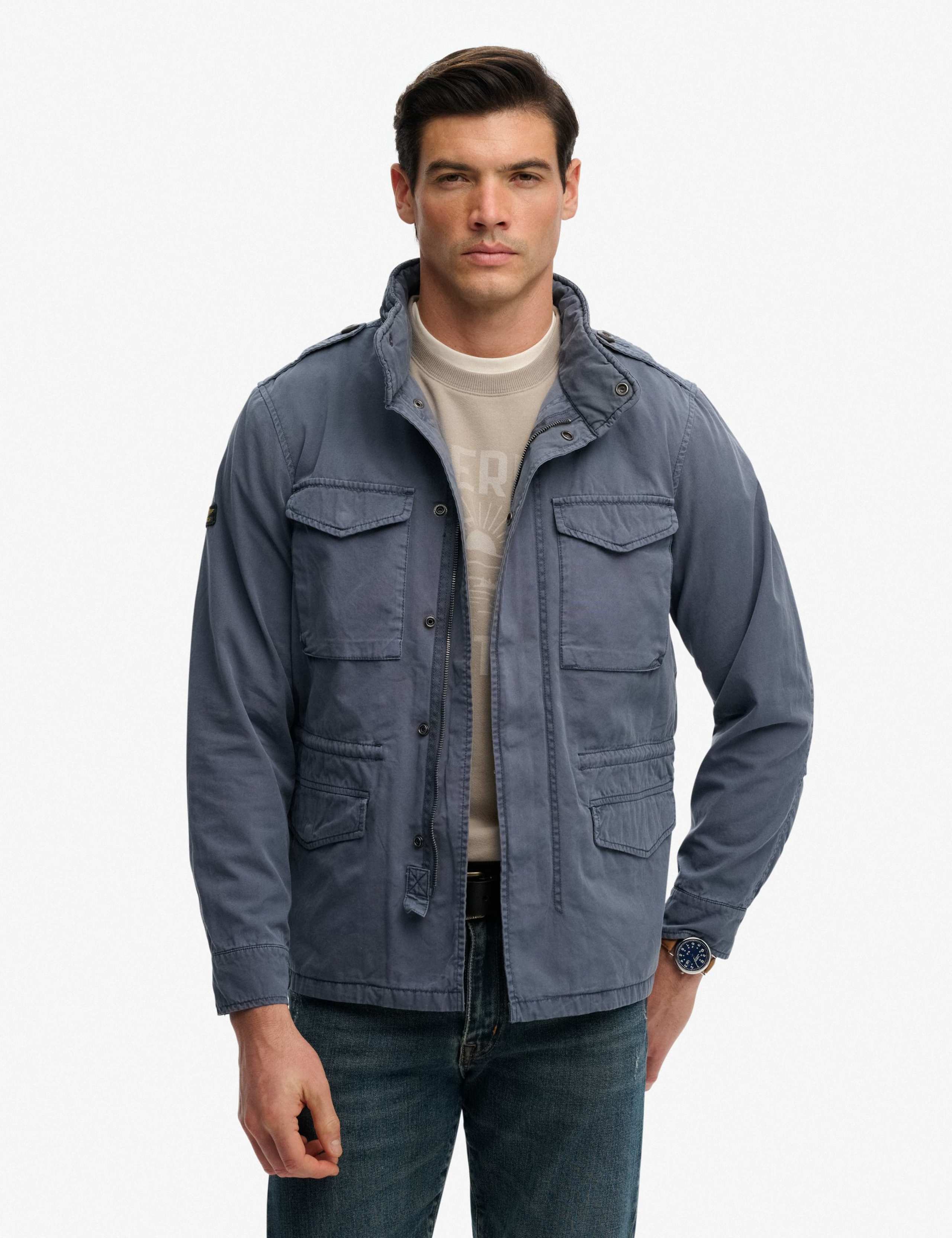Pure Cotton Utility Jacket