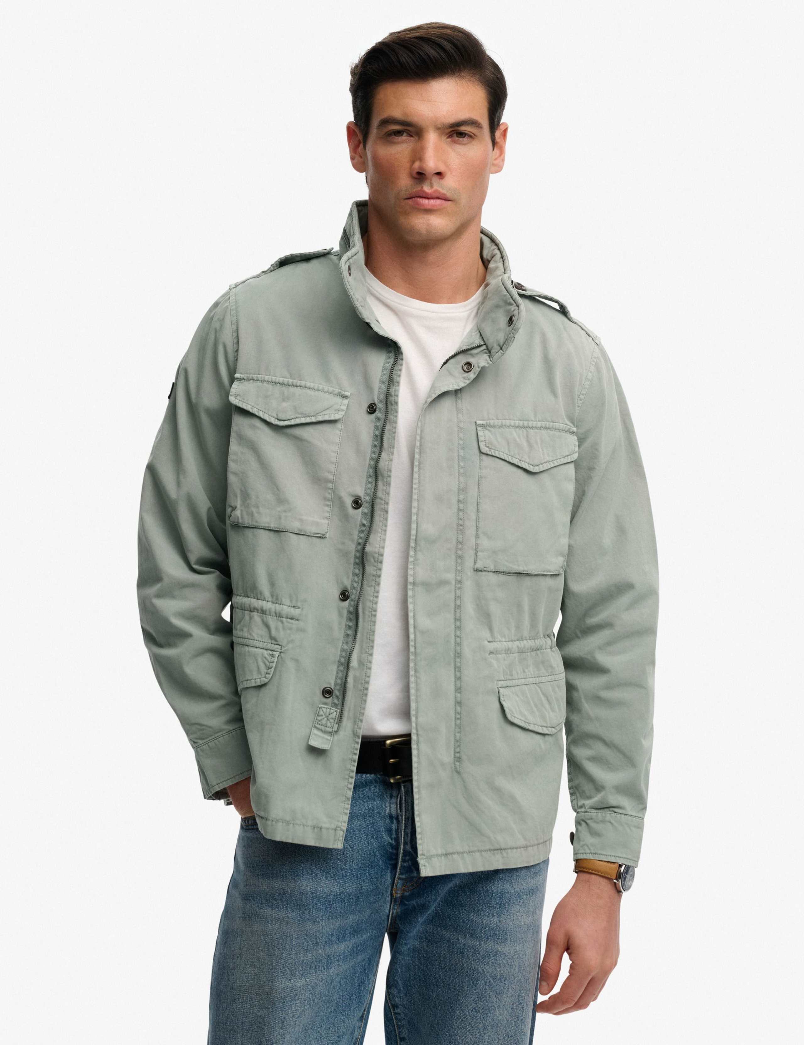 Pure Cotton Utility Jacket