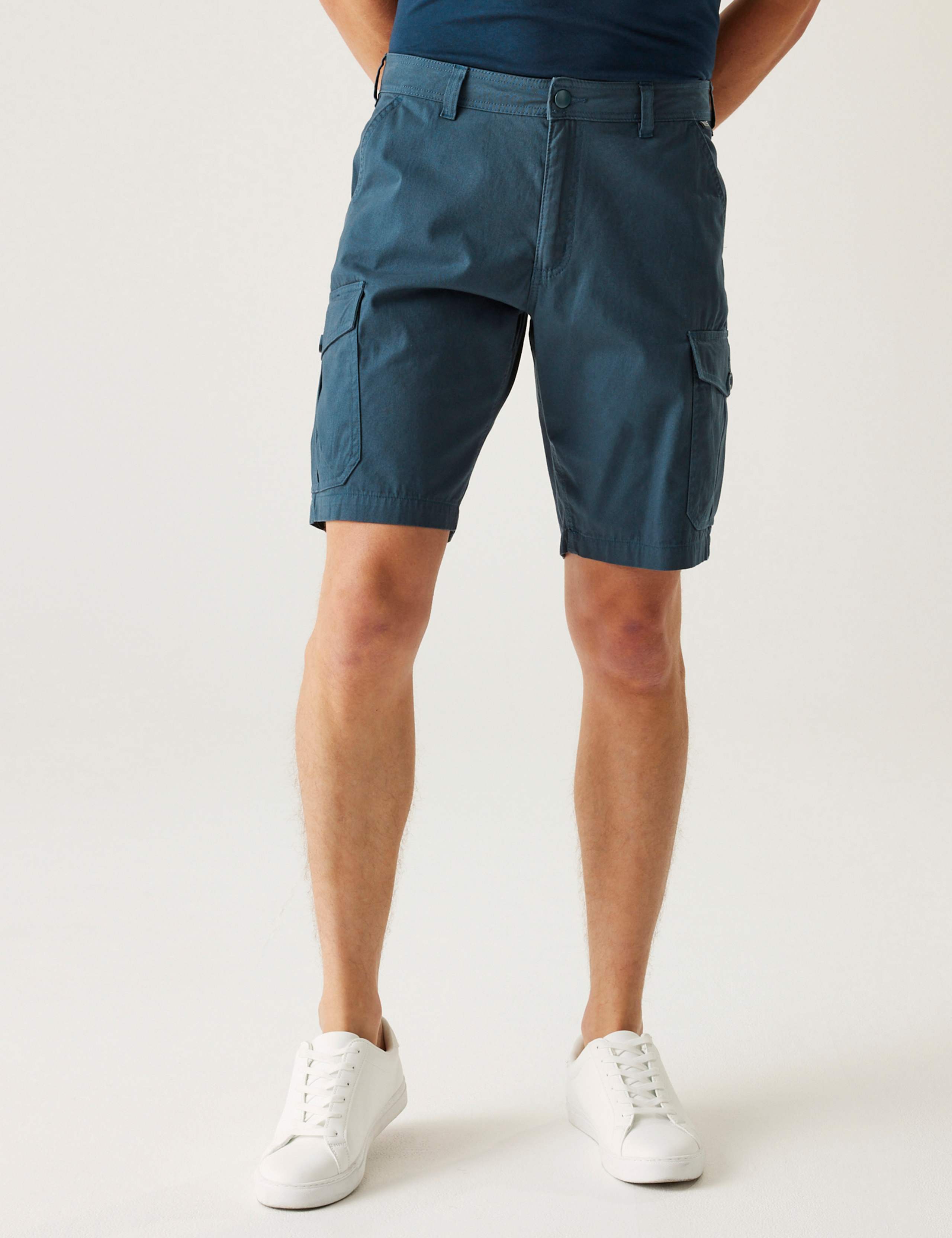 Ruwan Pure Cotton Cargo Shorts