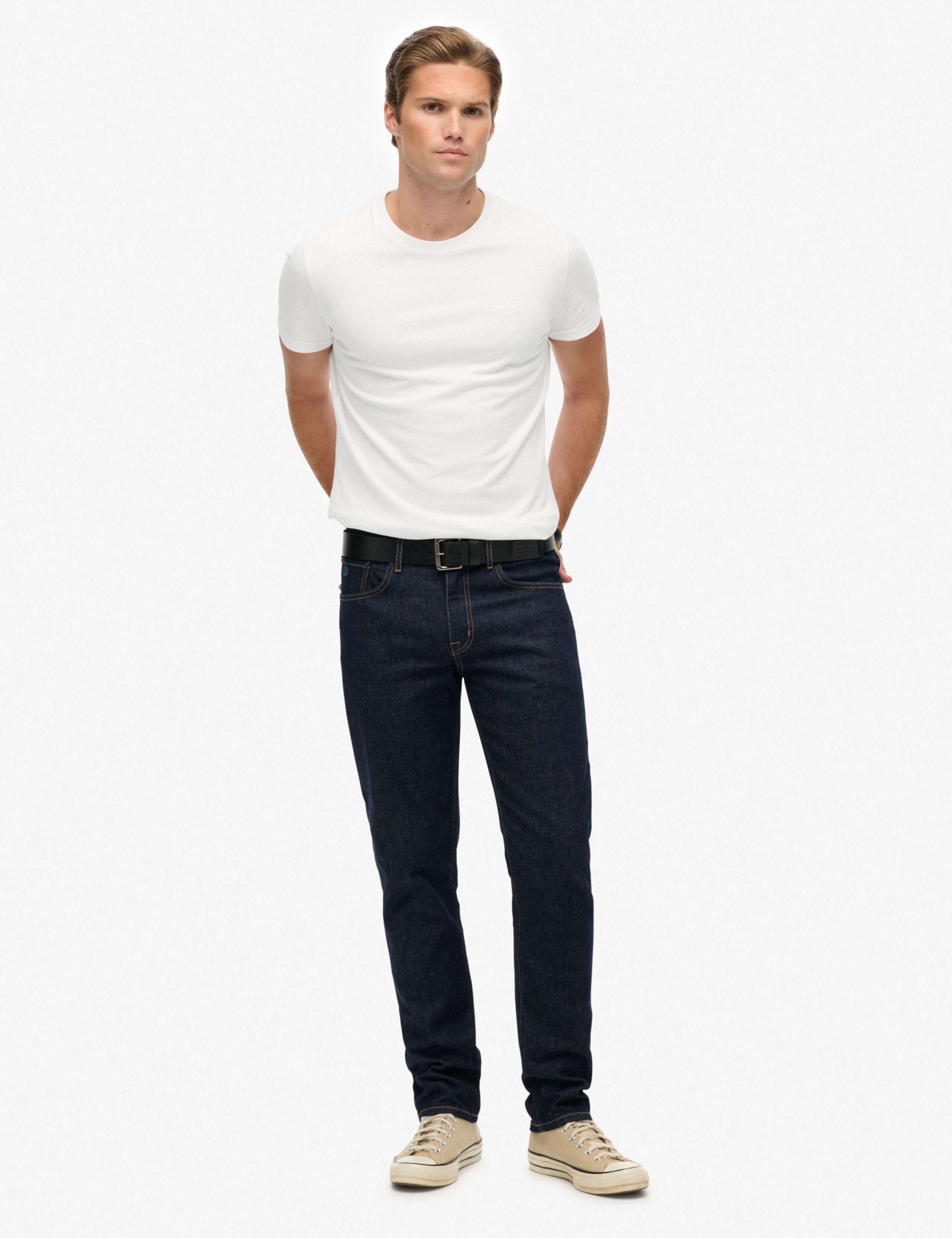 Slim Straight Fit 5 Pocket Jeans