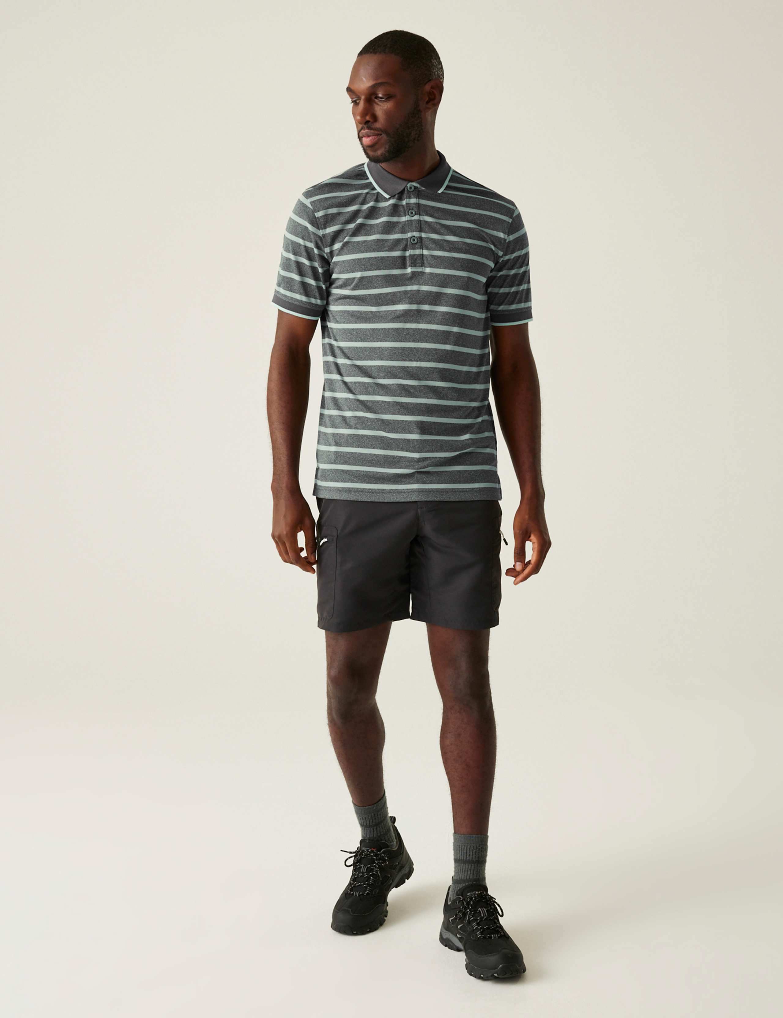 Kildra Striped Tipped Polo Shirt