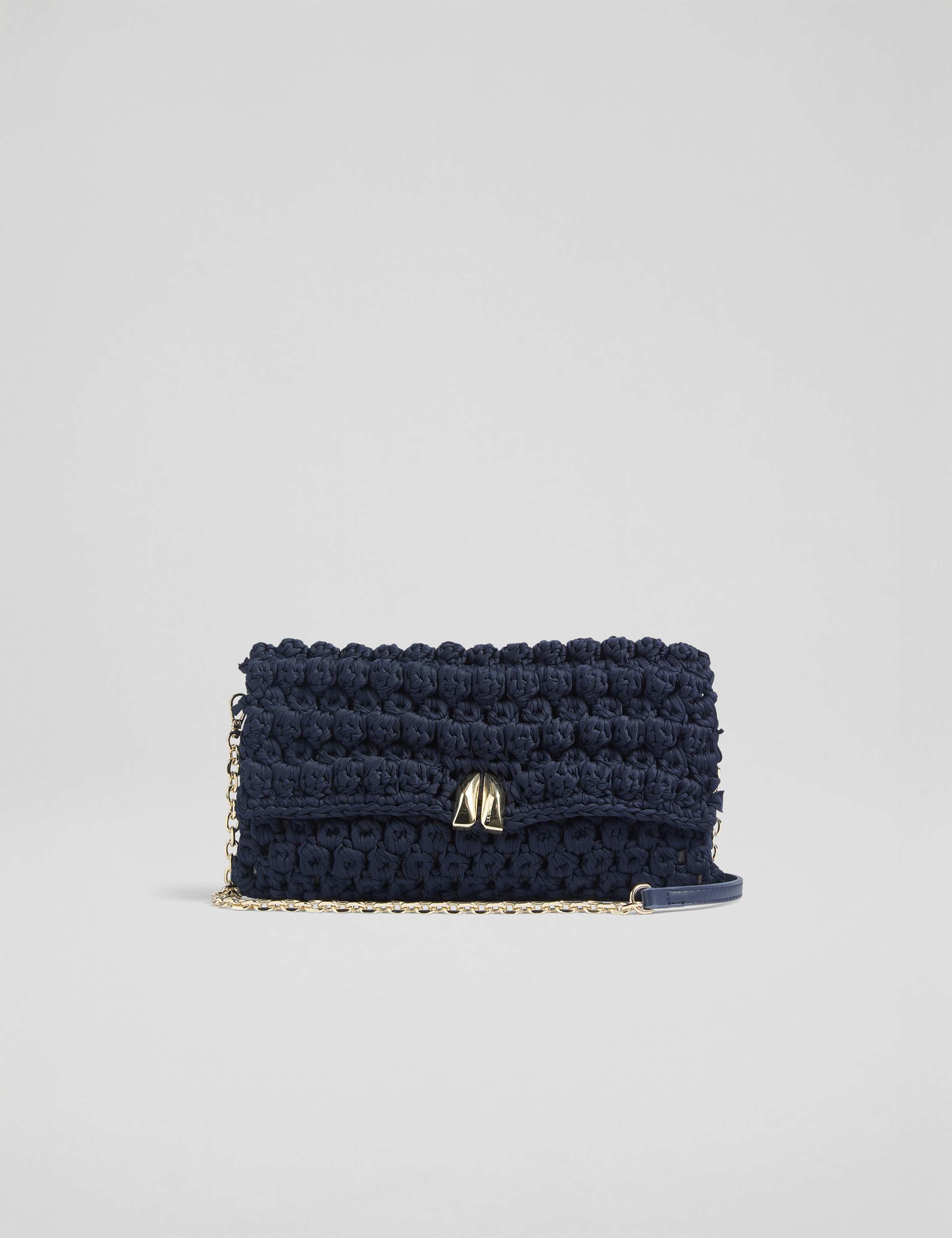 Crochet Woven Clutch Bag