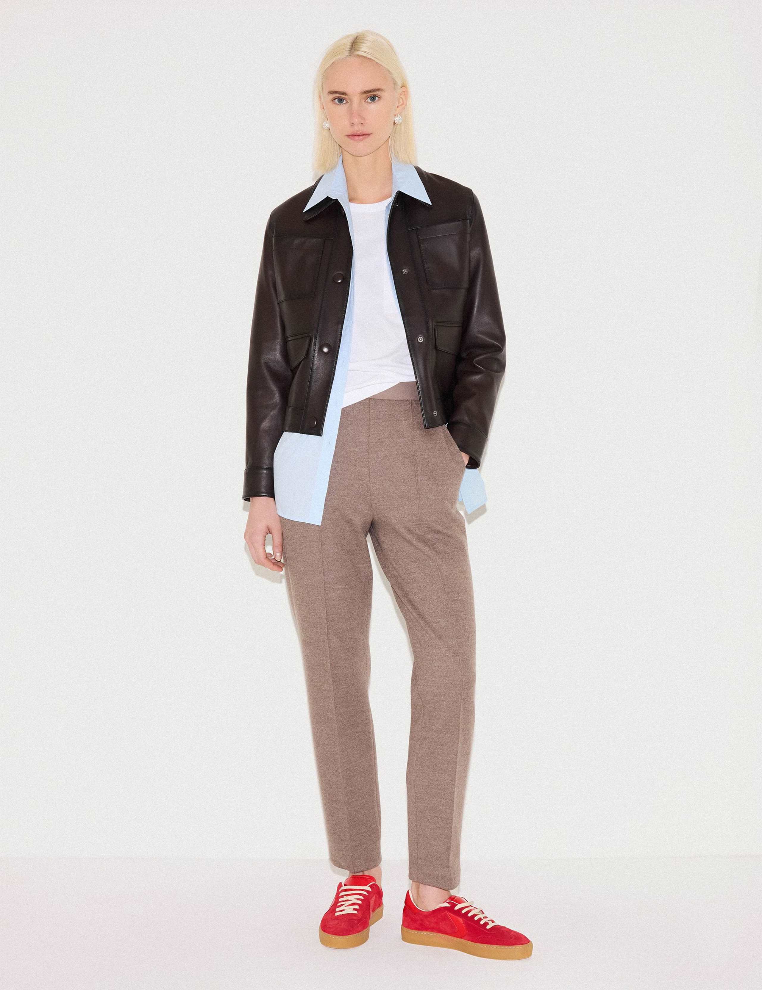 Pure Cotton Crew Neck Top