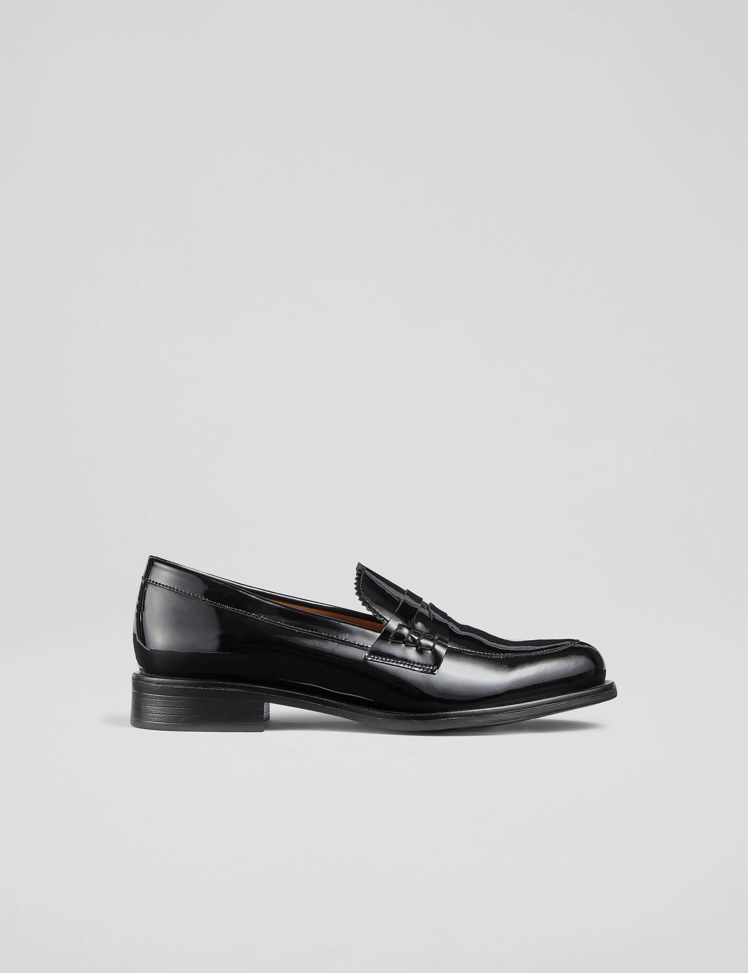 Leather Slip On Loafers